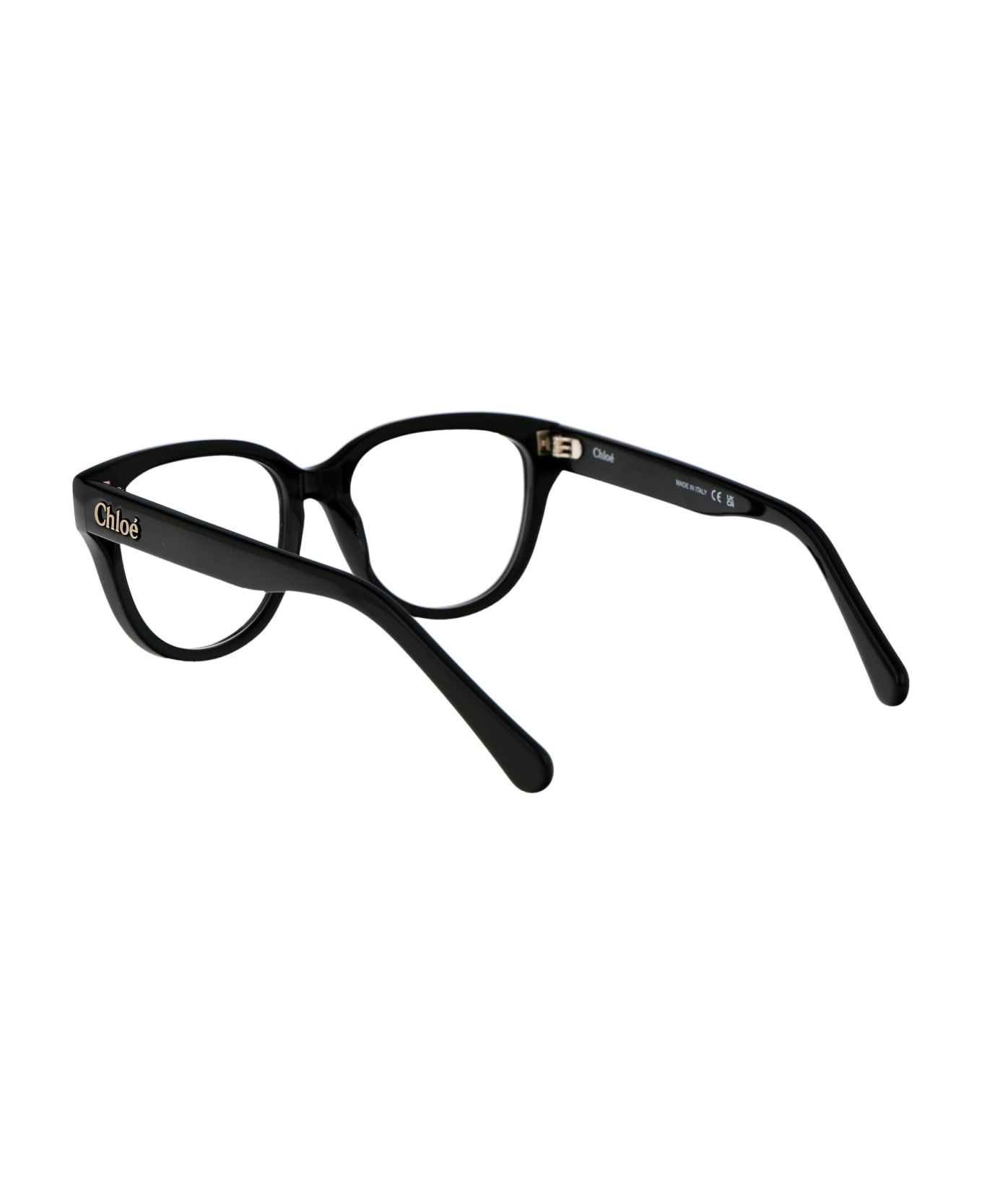 Chloé Eyewear Ch0243o Glasses - 005 BLACK BLACK TRANSPARENT