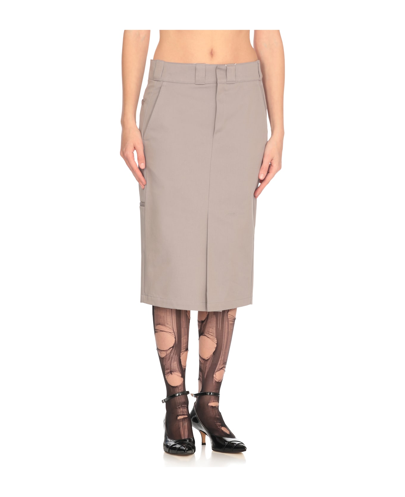 Maison Margiela Cotton Skirt - Grey