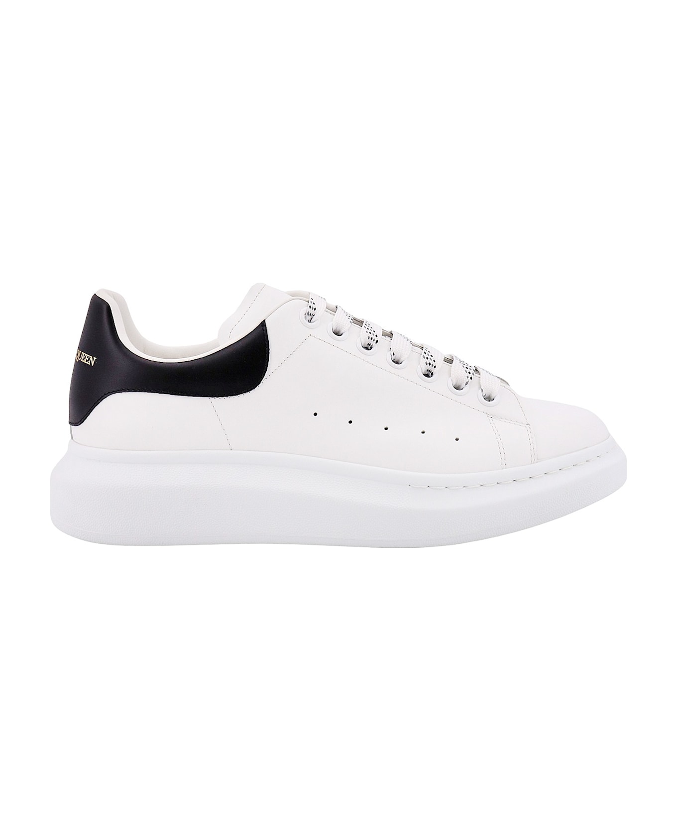Alexander McQueen Low-top Leather Sneakers - White