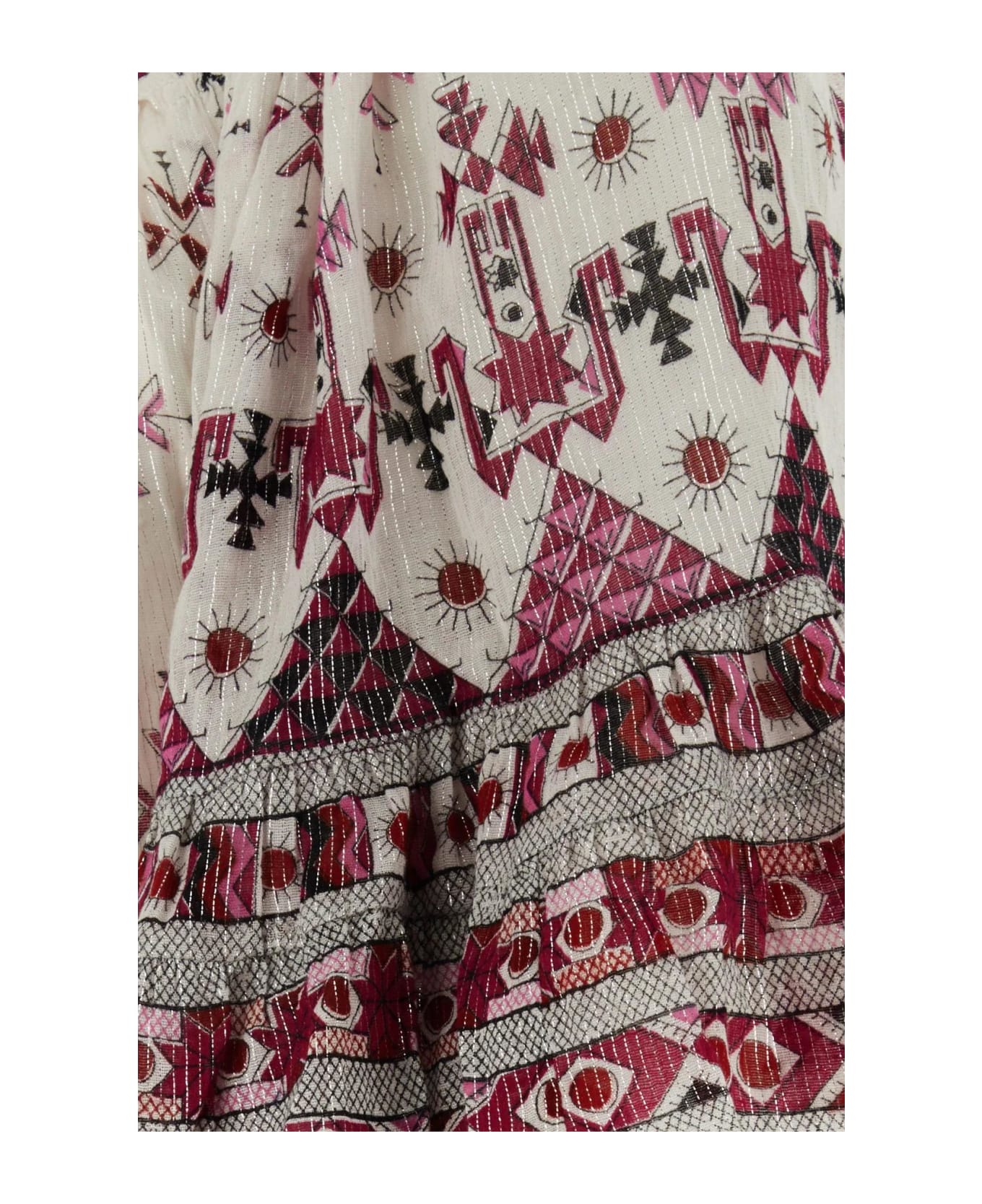 Marant Étoile Embroidered Cotton Loane Mini Dress ワンピース＆ドレス