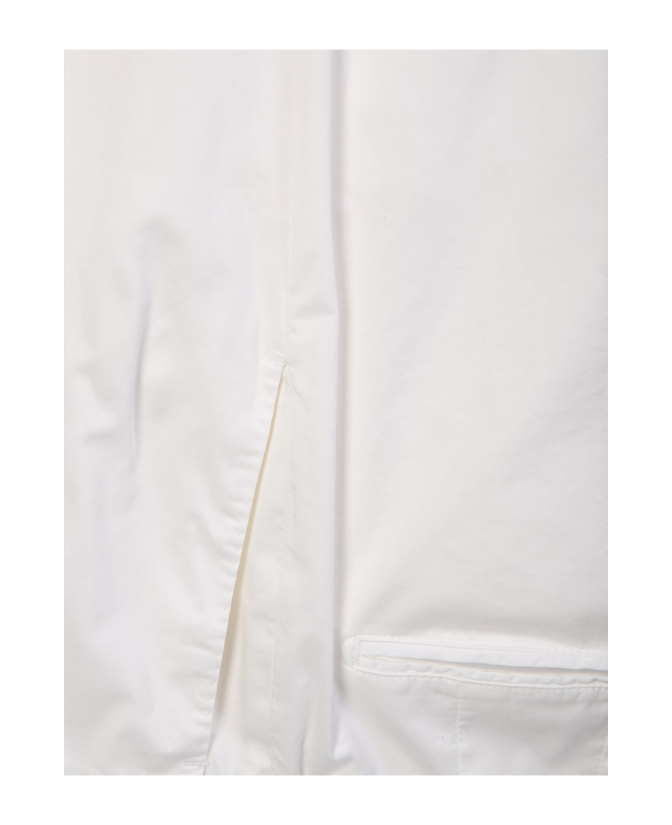 Boglioli White Cotton Suit - White