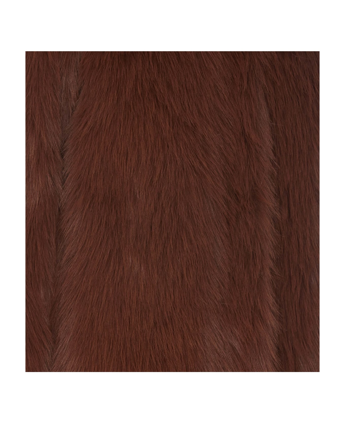 Pinko Cattivik Faux Fur Coat - Brown