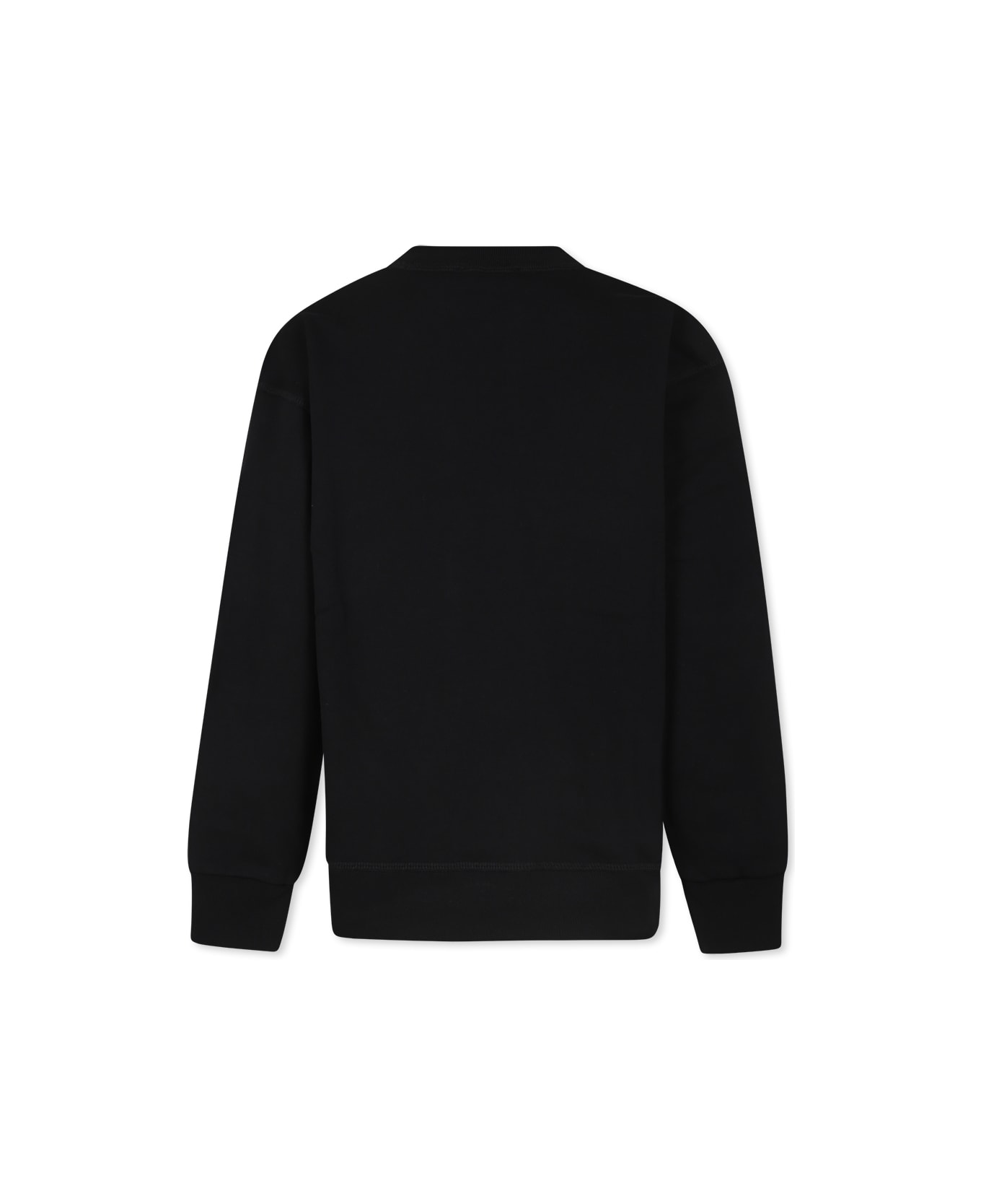 Dsquared2 Black Sweatshirt For Boy With Logo - Black