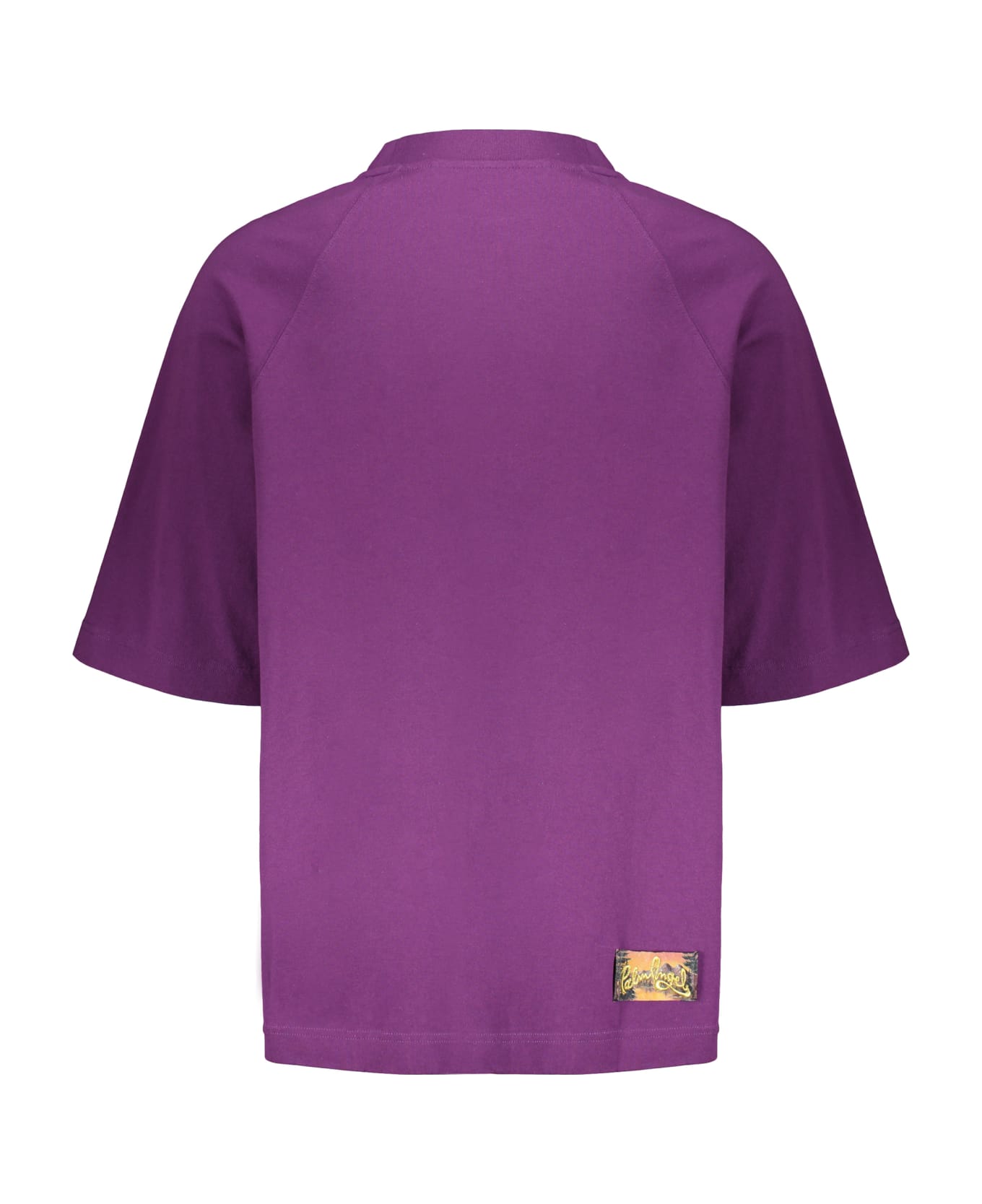 Palm Angels Cotton T-shirt - purple シャツ