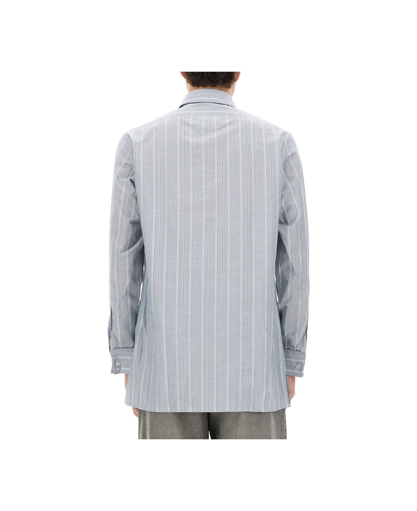 Maison Margiela Striped Shirt - AZURE