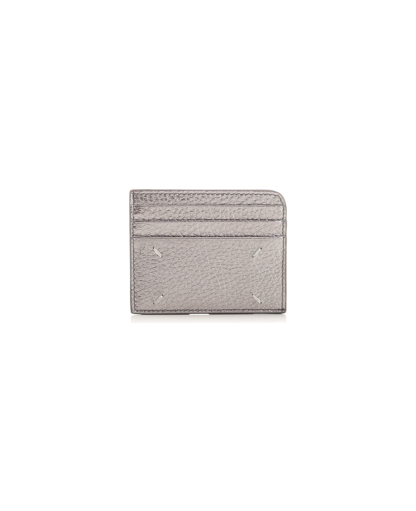 Maison Margiela "four Stitches" Card Holder - Silver