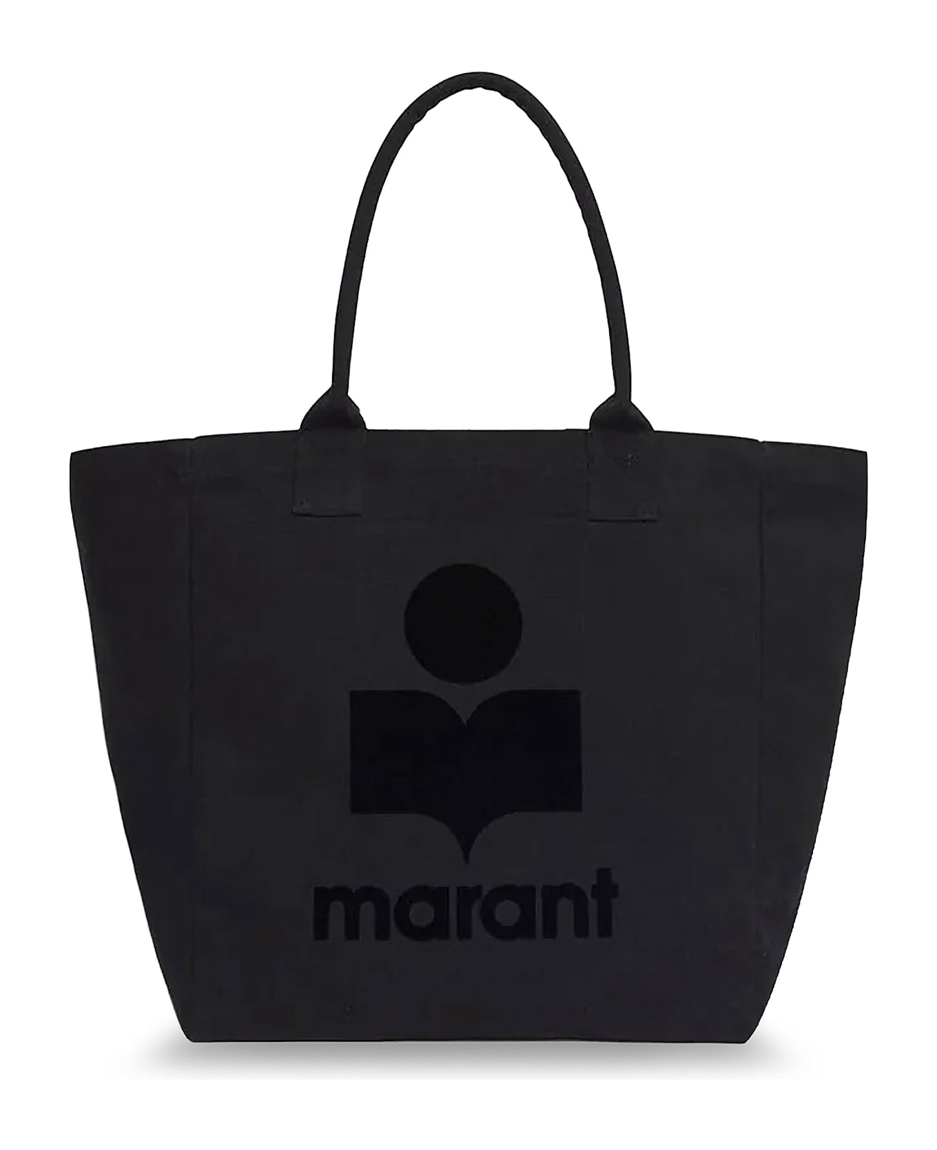 Isabel Marant Yenky Cotton Shoulder Bag - Black