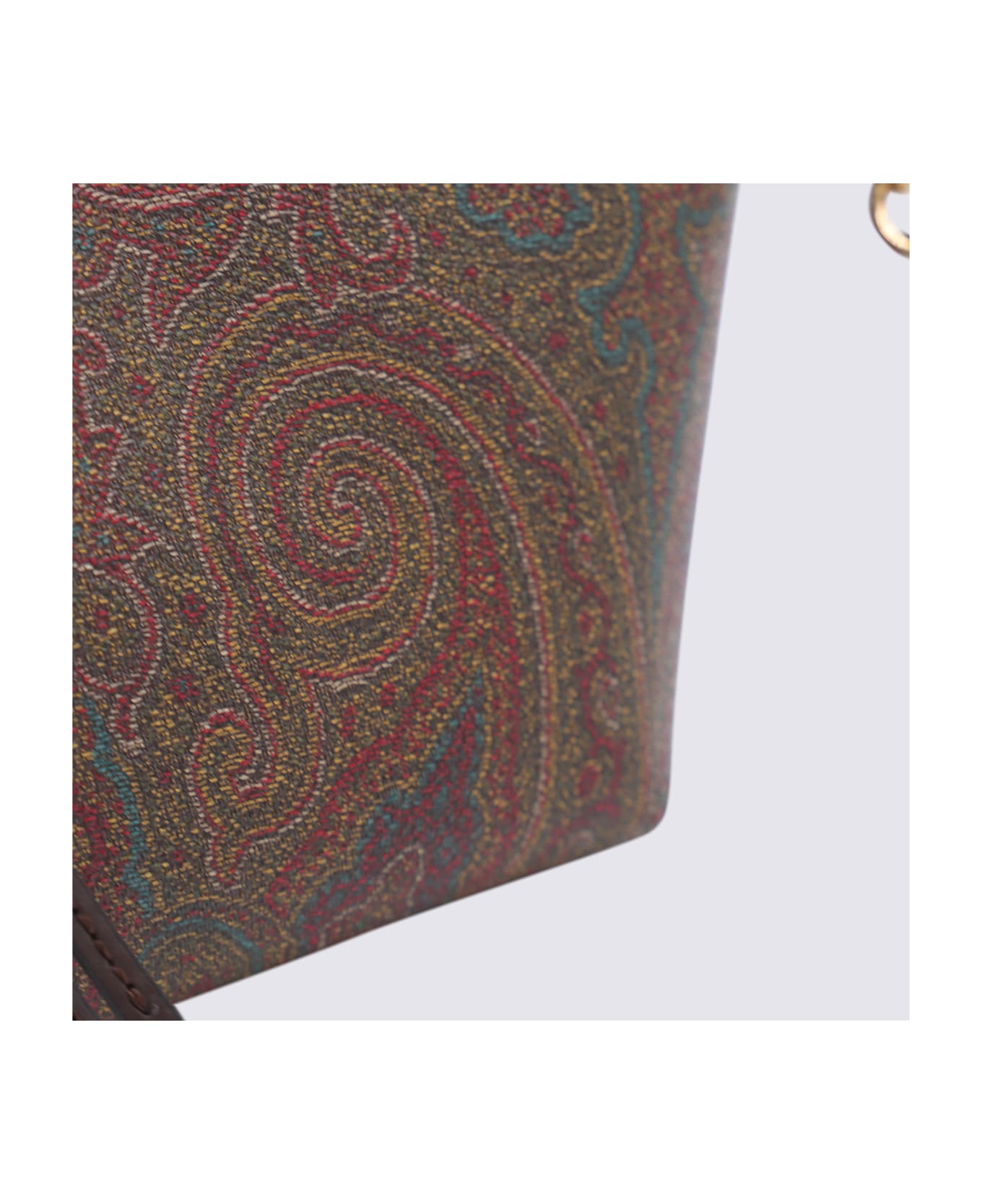 Etro Brown Cotton Arnica Mini Shoulder Bag - Brown