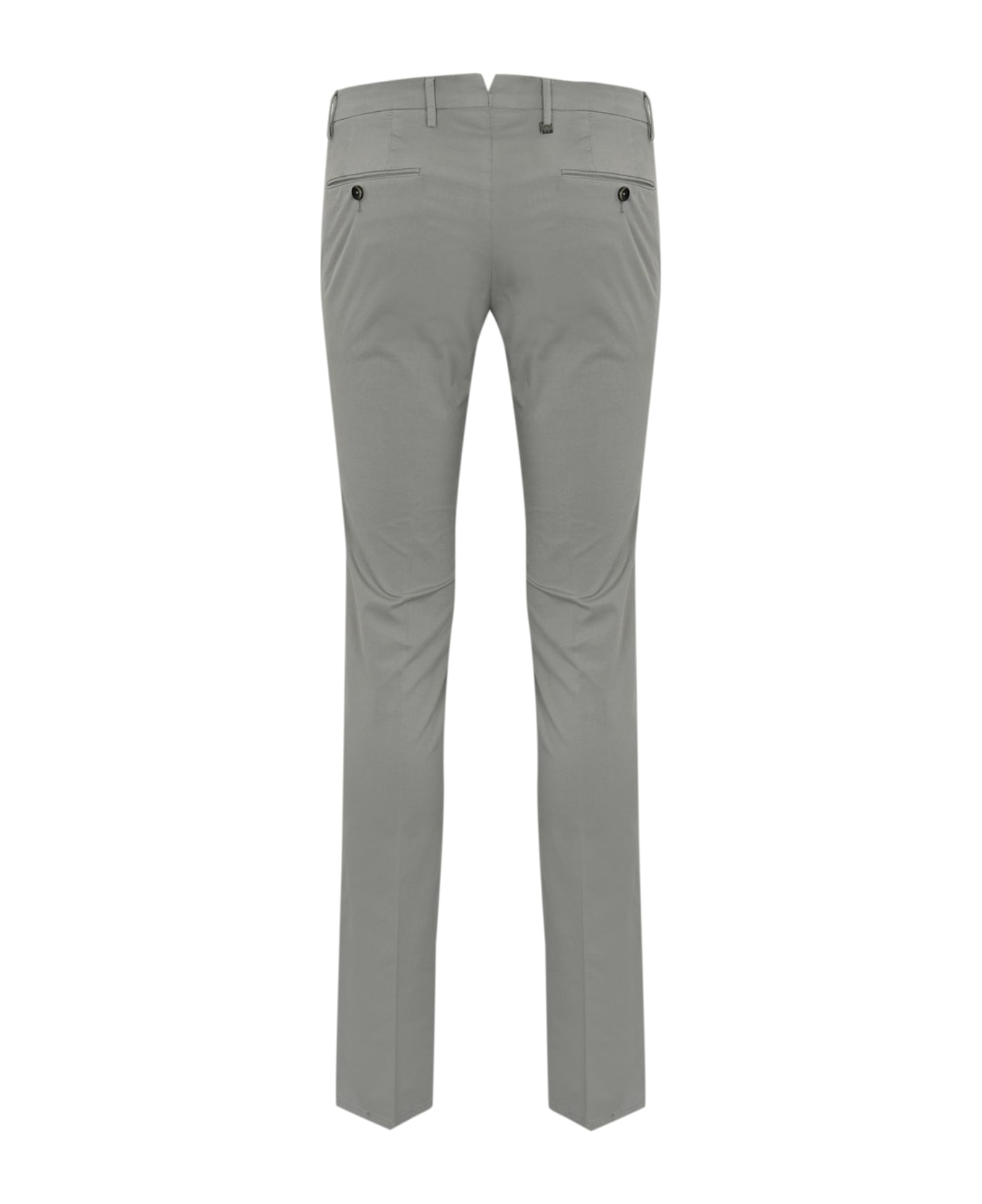 PT Torino S-slim Gabardine Trousers - Grigio chiaro