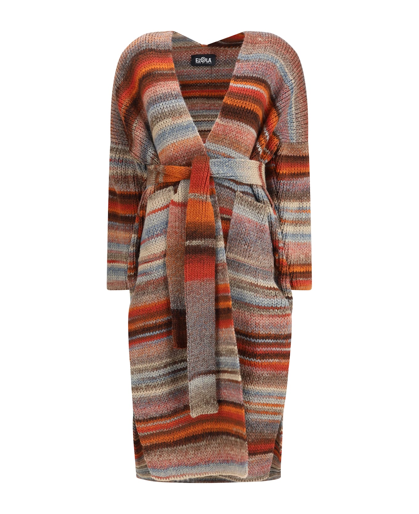 Ella Long Belted Sweater