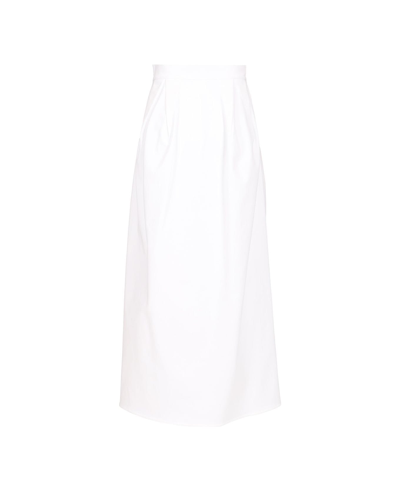 Max Mara 
alcade
 Long Skirt - WHITE スカート