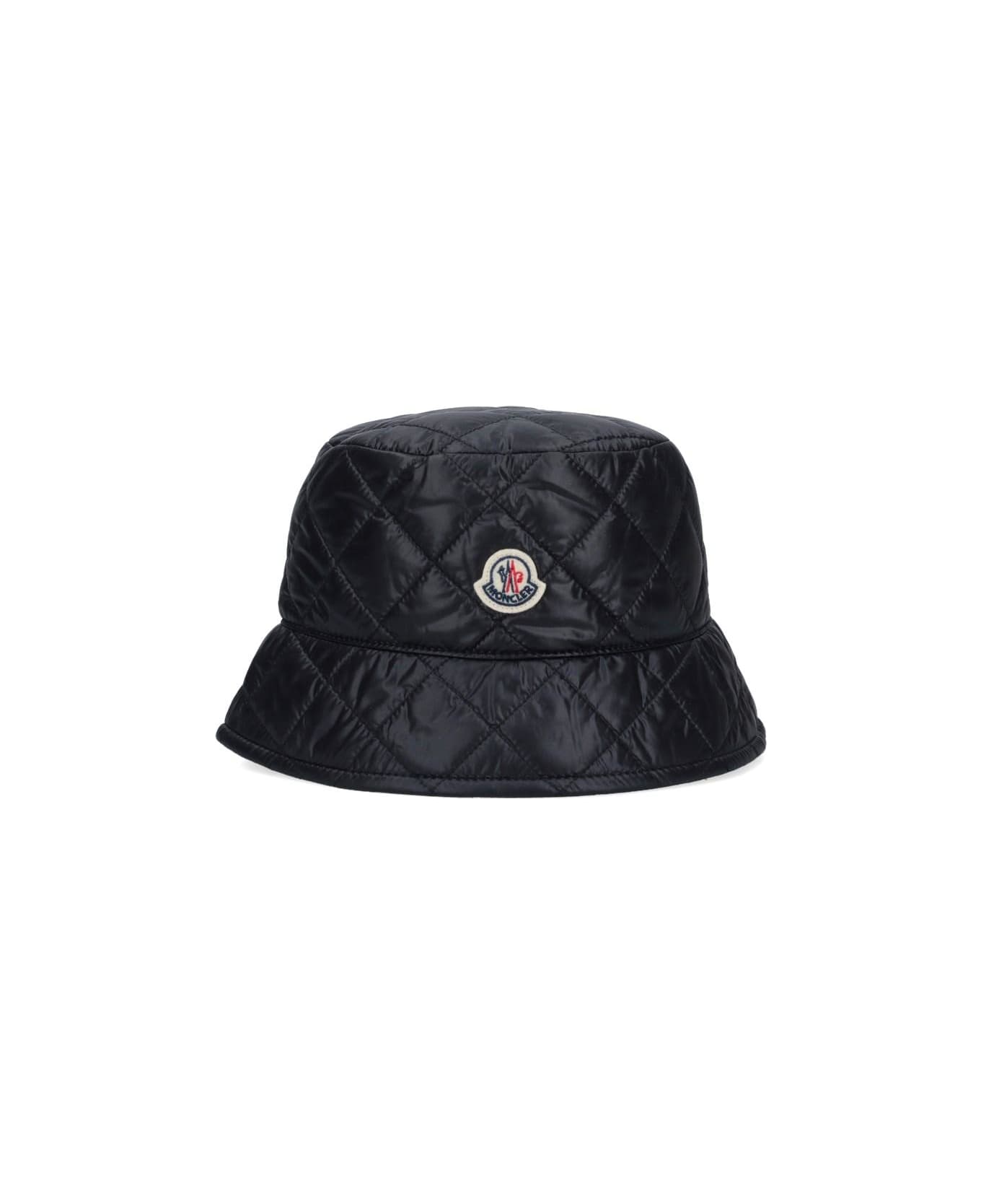 Moncler Quilted Bucket Hat - Black