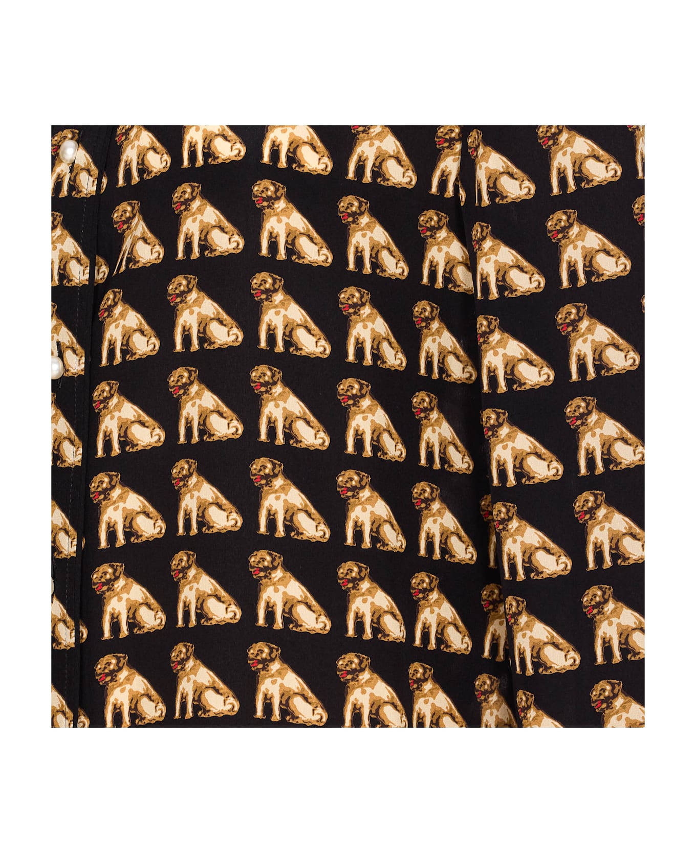 Valentino Garavani Crepe De Chine Petit Charles Shirt - MultiColour