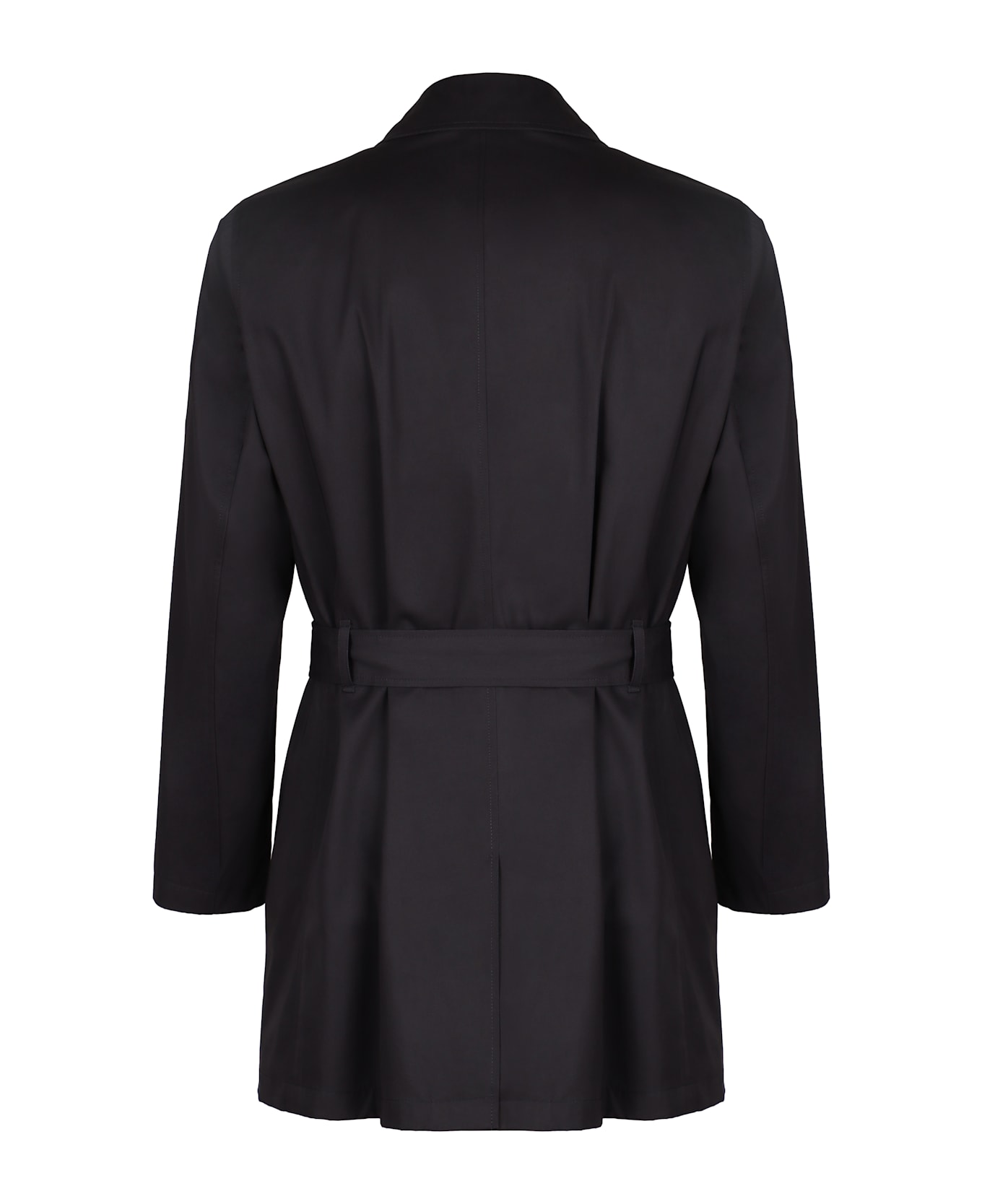Herno Cotton Trench Coat - BLUE