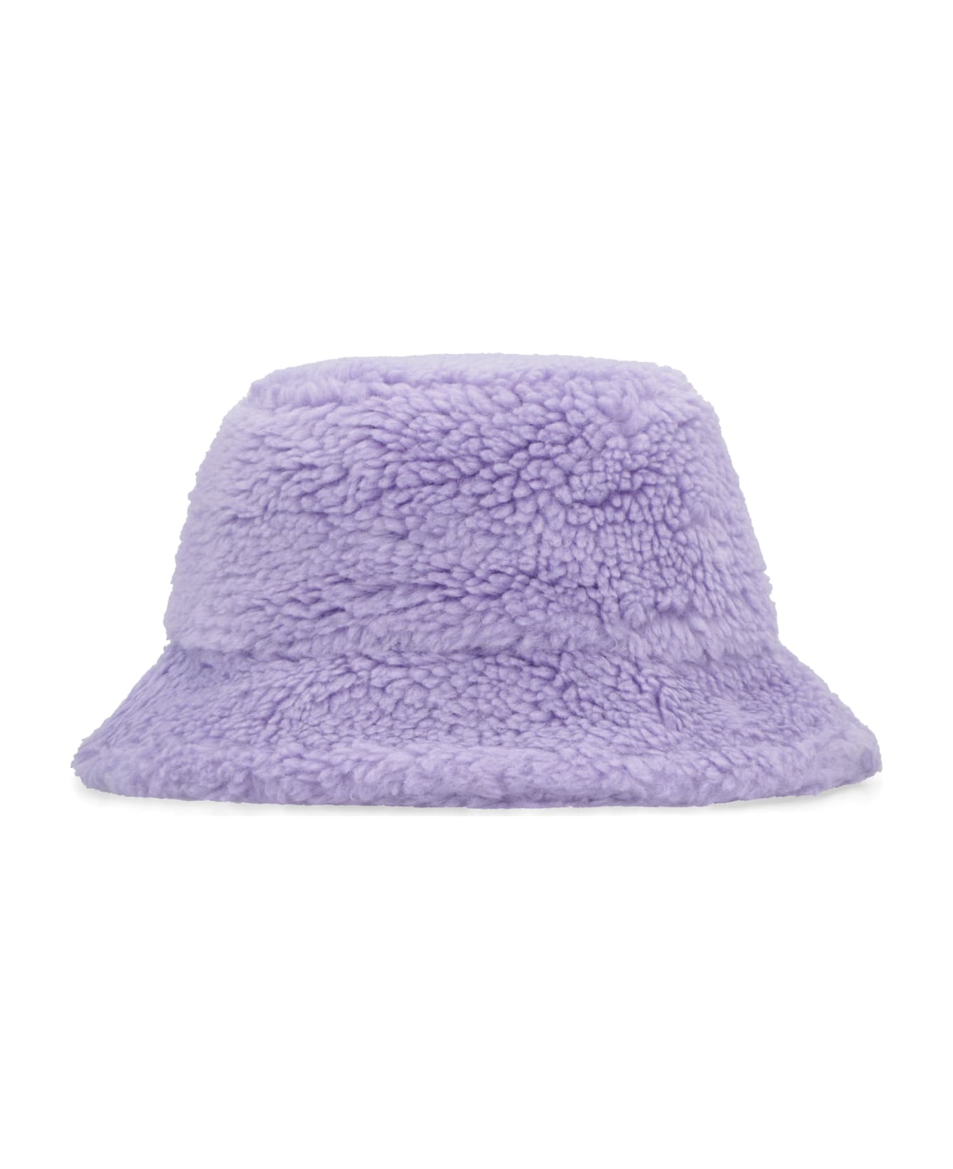 STAND STUDIO Wera Faux Fur Bucket Hat - Lilac
