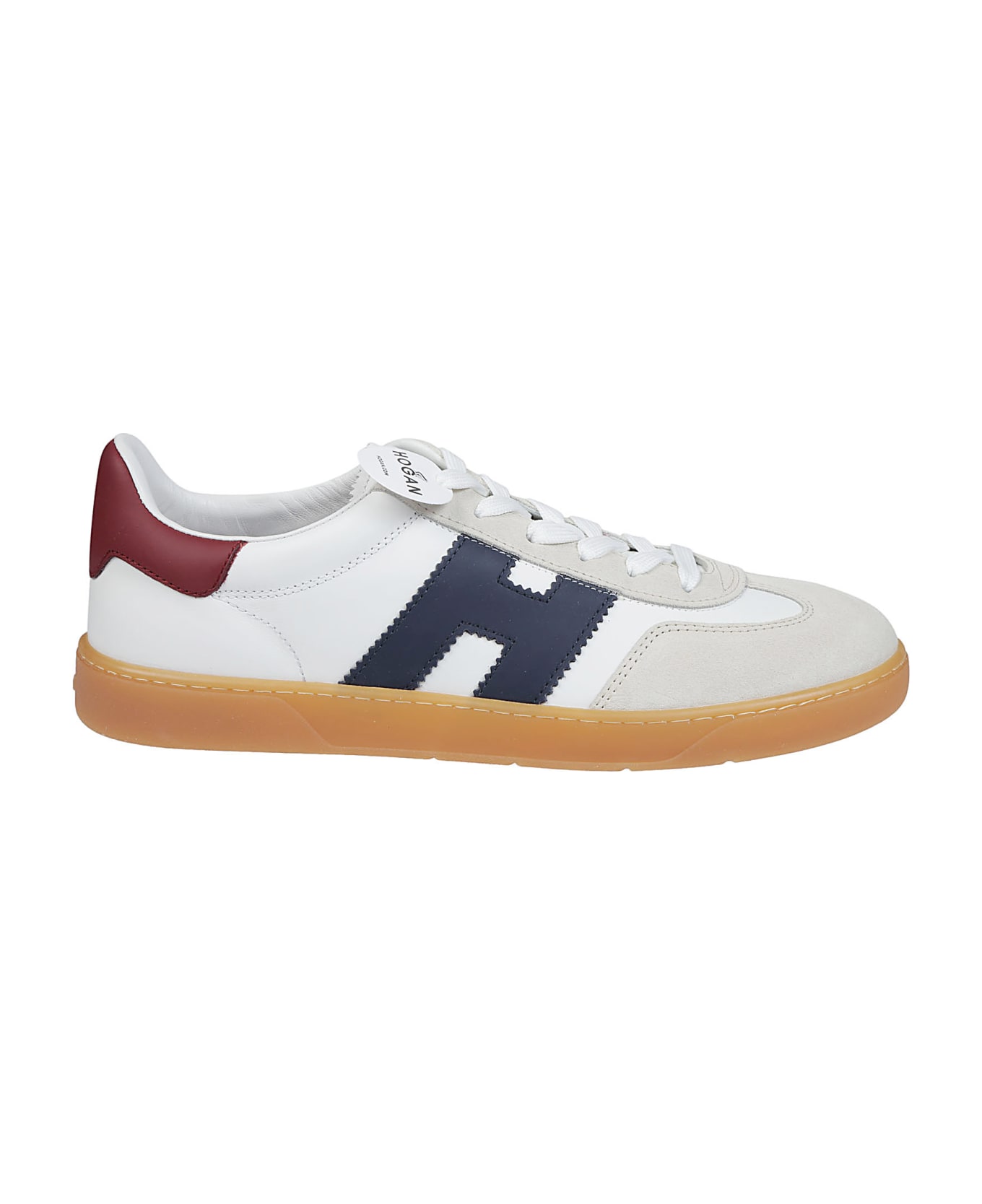 Hogan H647 Allacc. Cool Sneaker - Bianco/avorio/mosto