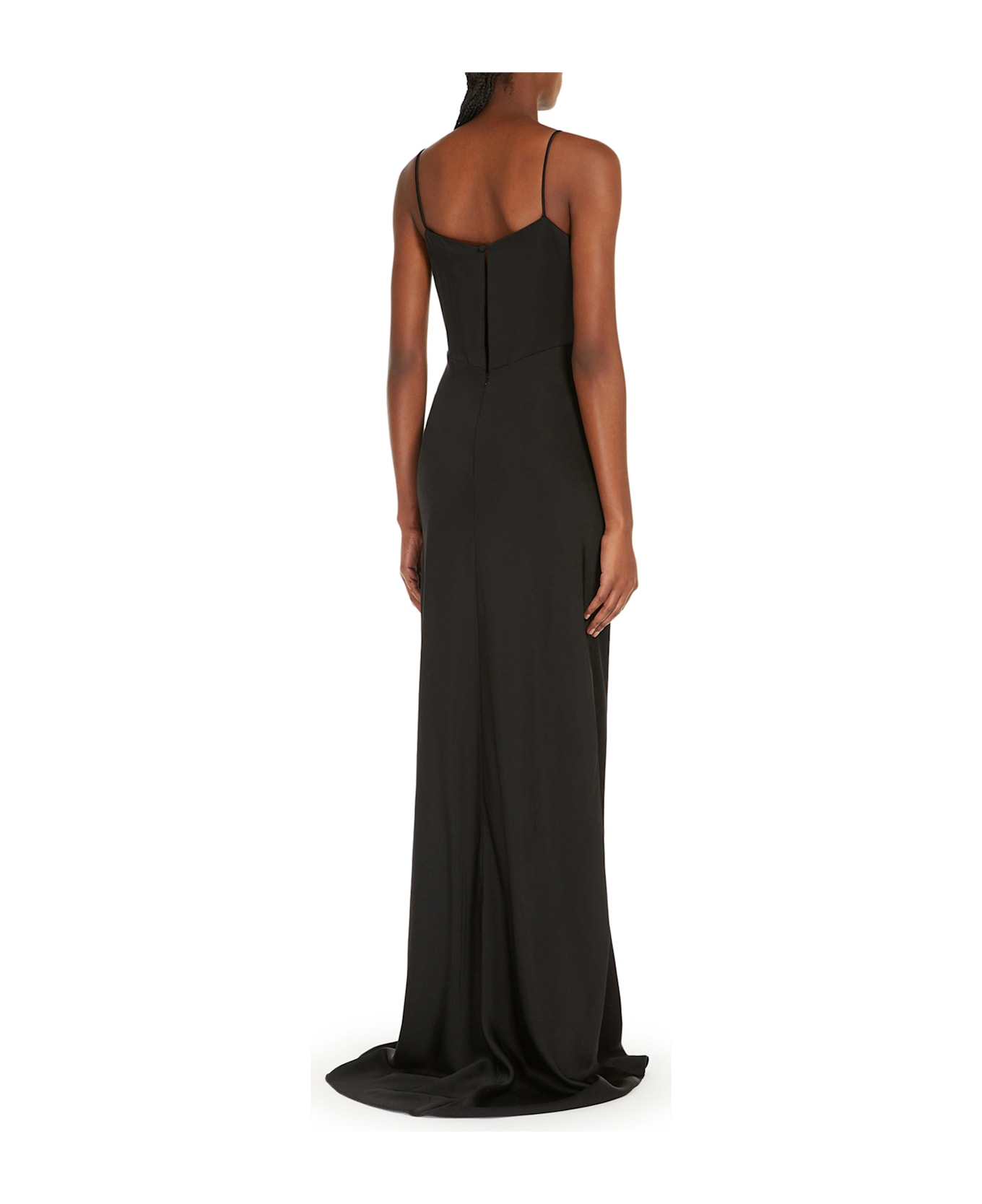 Max Mara Silk Slip Dress - Black