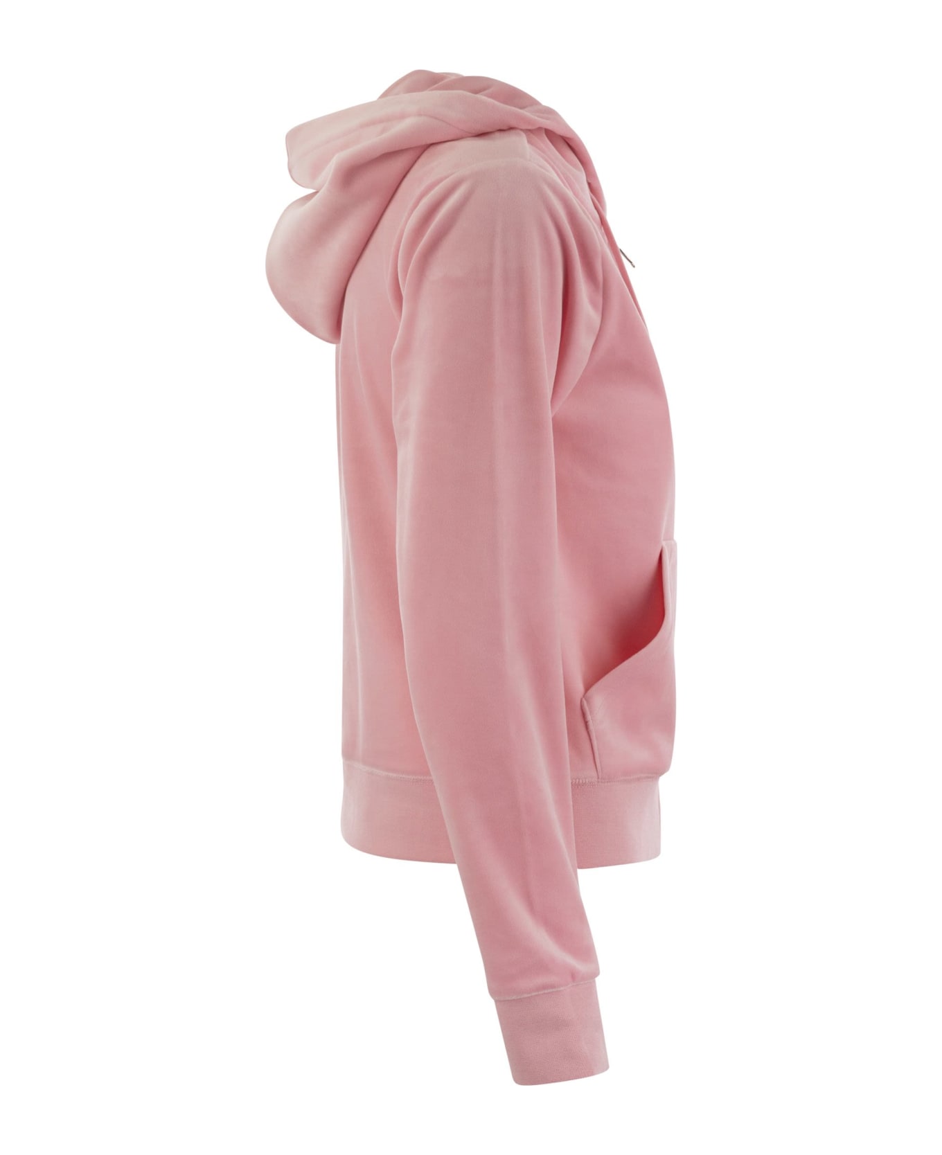 Juicy Couture Velvet Hoodie - Pink