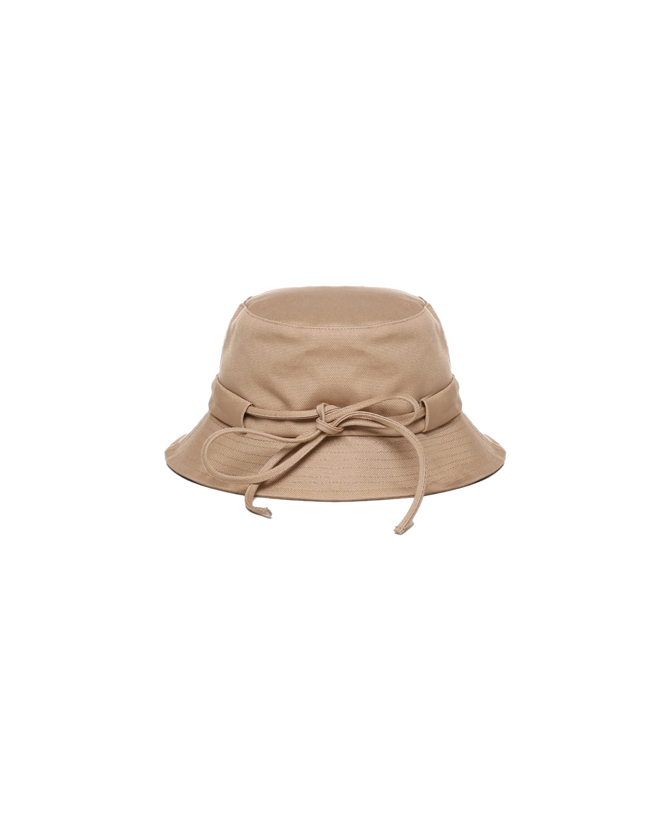 Jacquemus Bucket Hat With Logo - Camel 帽子
