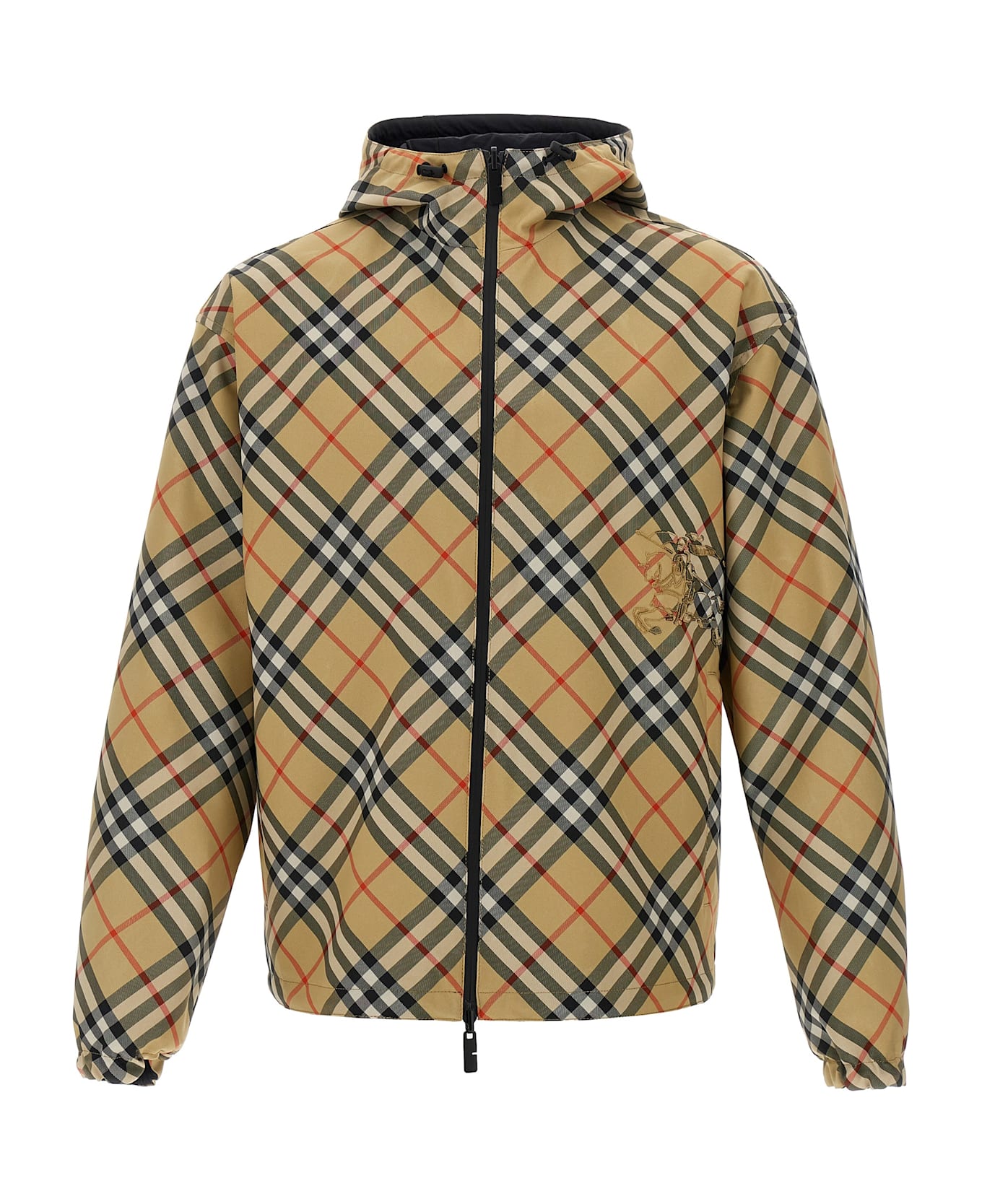 Burberry Check Waterproof Jacket - Beige