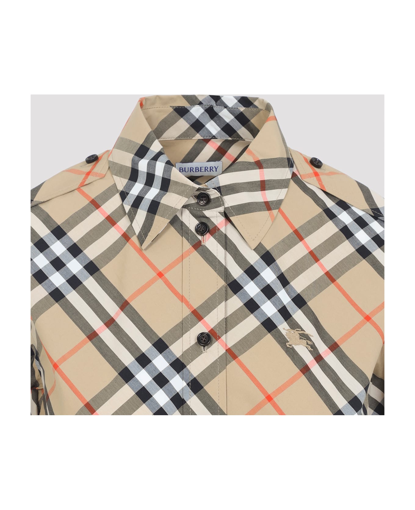 Burberry Check Midi Dress - Sand Ip Check