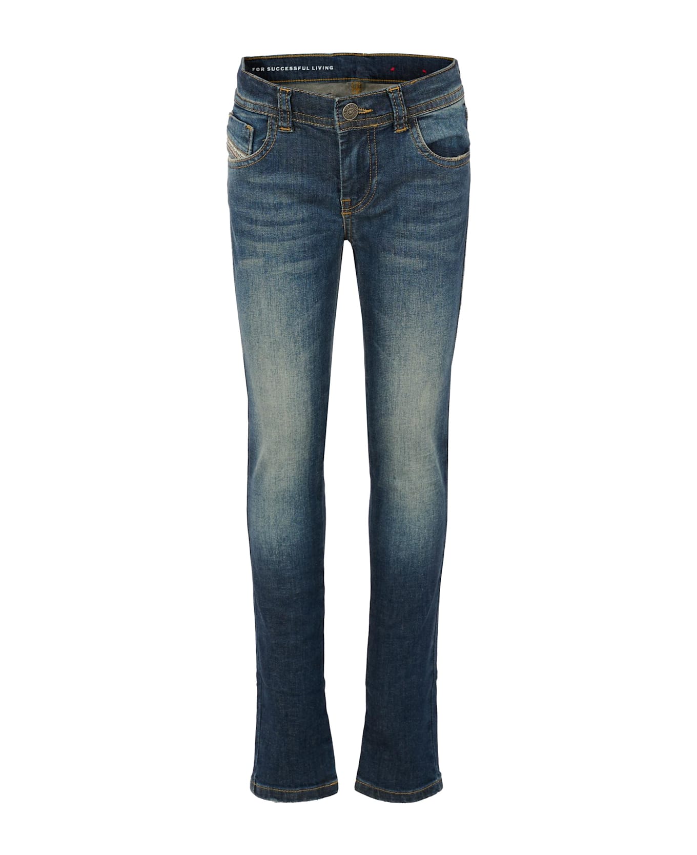 Diesel Denim Jeans For Girl With Logo - Denim