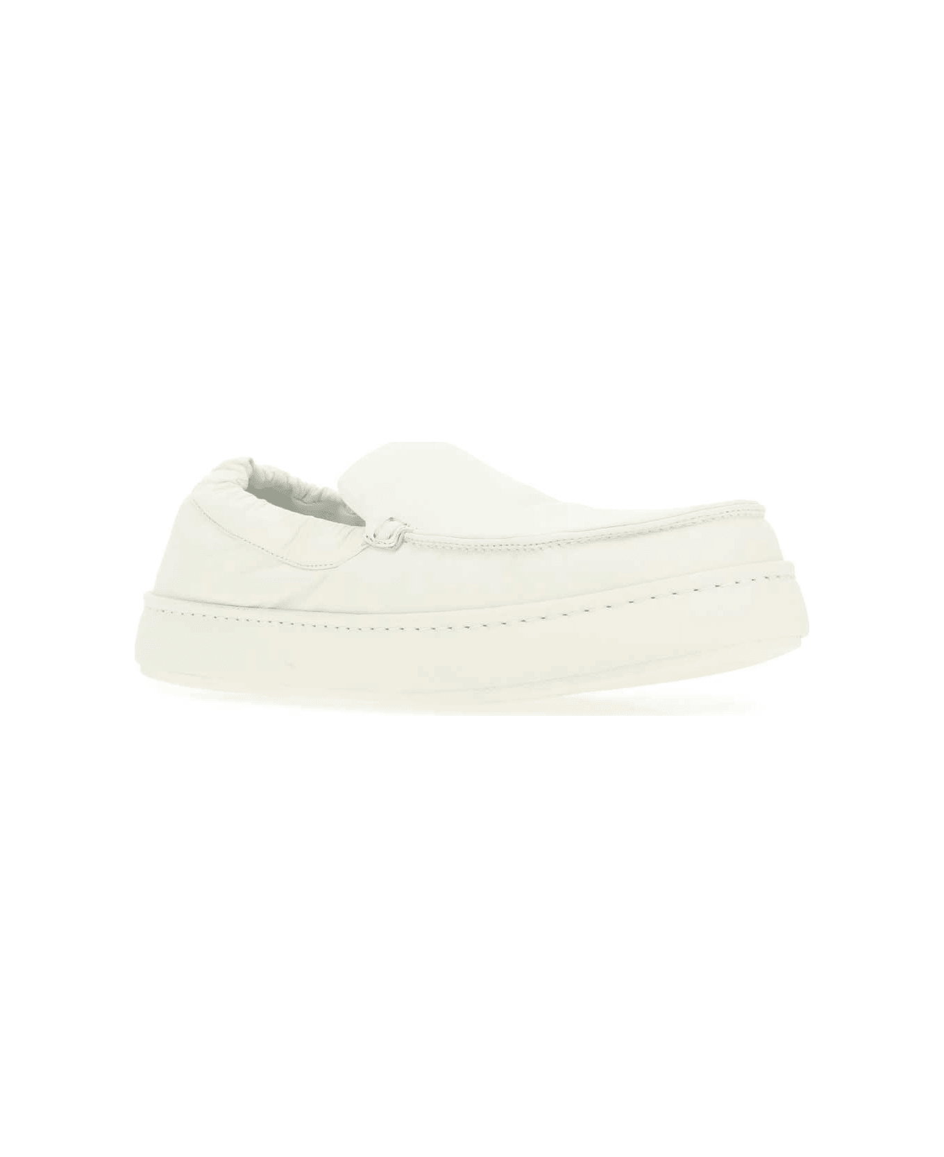 Zegna White Nappa Leather Loafers - LGI