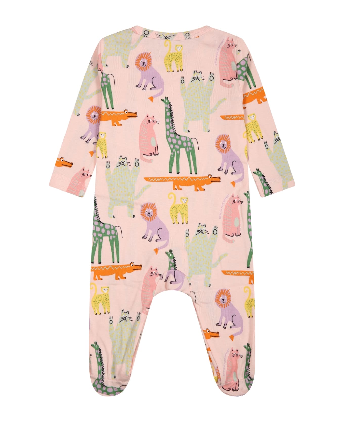 Stella McCartney Kids Pink Set For Baby Girl With Print - Pink