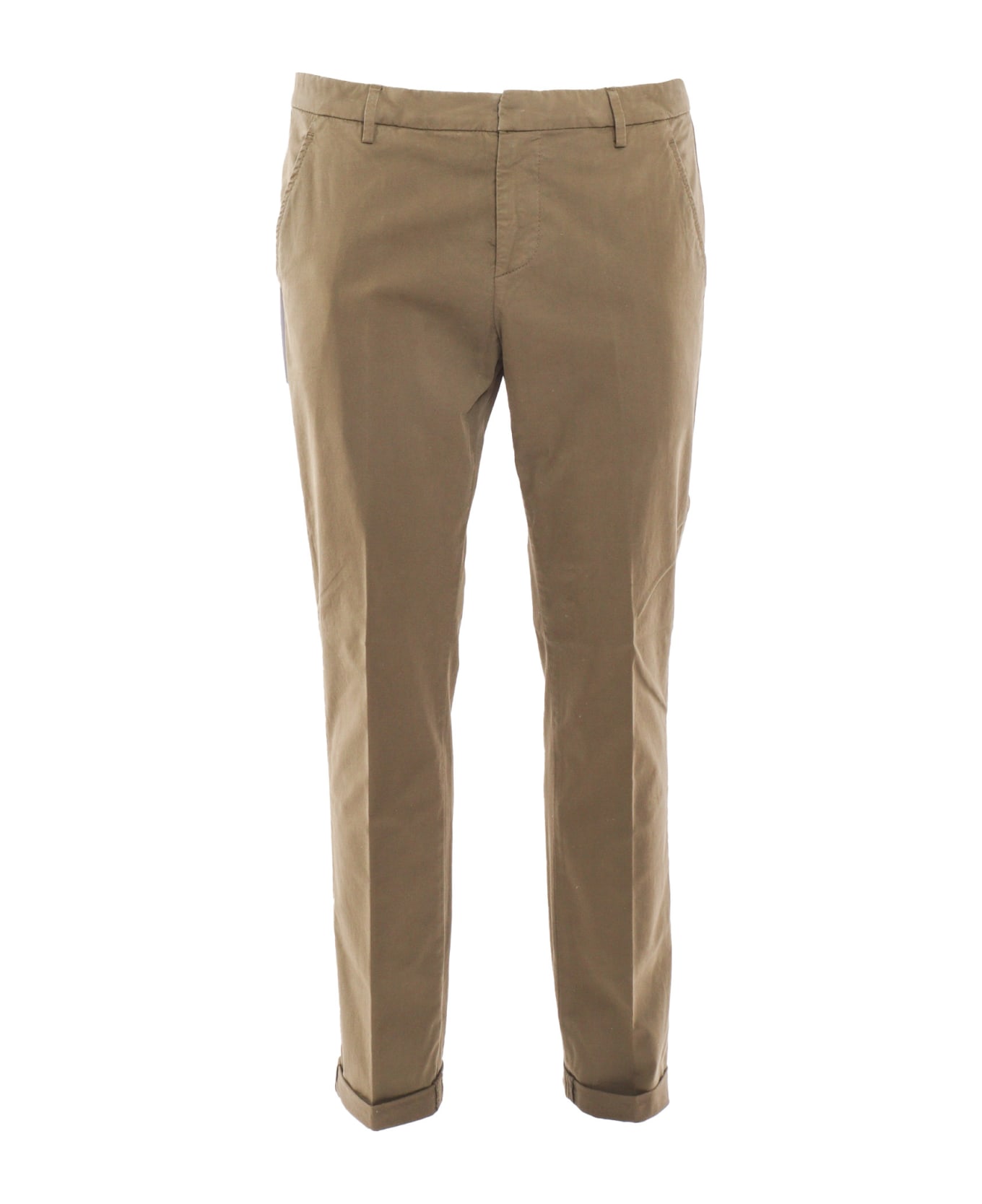 Dondup Chino Trousers - BROWN ボトムス