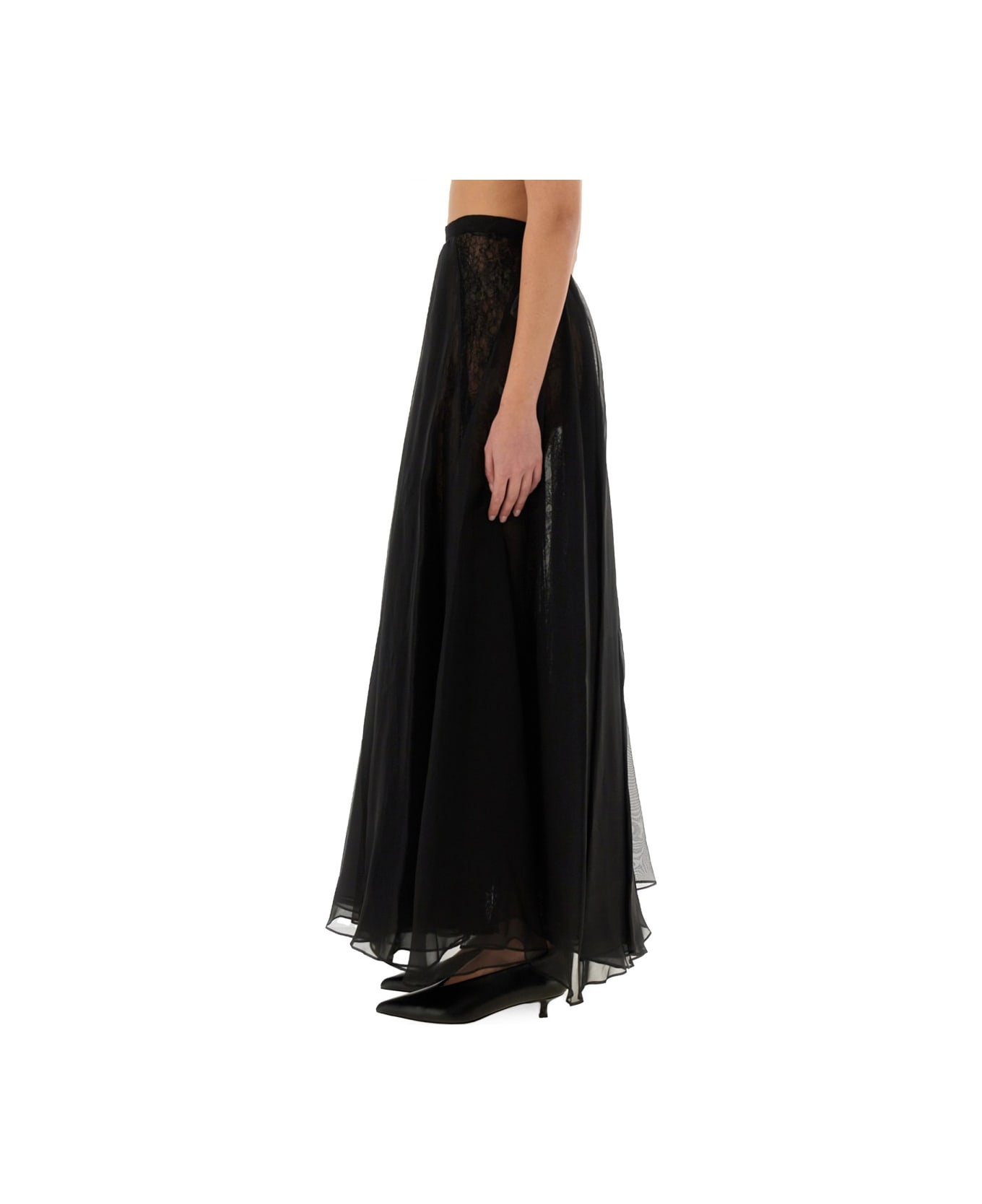 Nina Ricci "voluminous" Maxi Skirt - BLACK