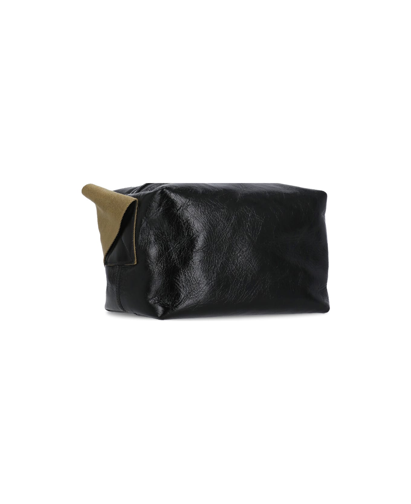 Uma Wang Leather Shoulder Bag - Black