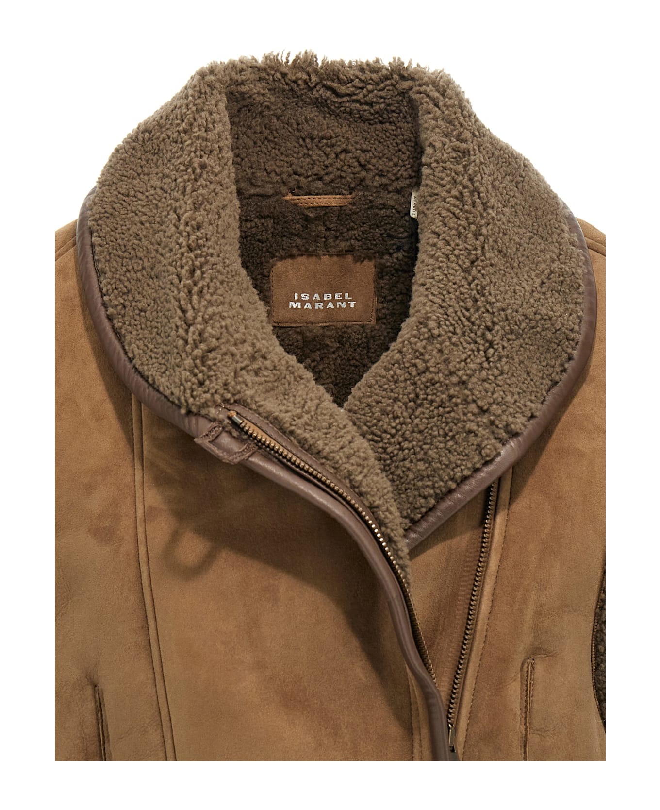 Isabel Marant 'alime' Vest - Brown