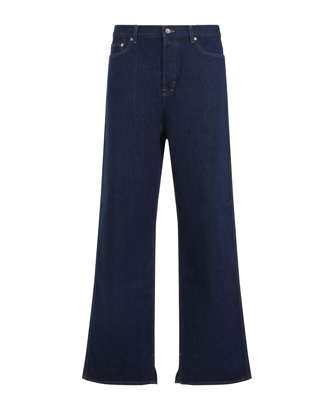 Gucci Embroidered Jeans - Dark Blue Mix
