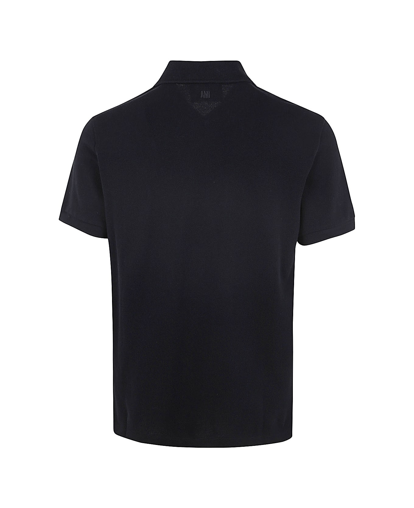 Ami Alexandre Mattiussi Ami De Coeur Polo Shirt - Black ポロシャツ