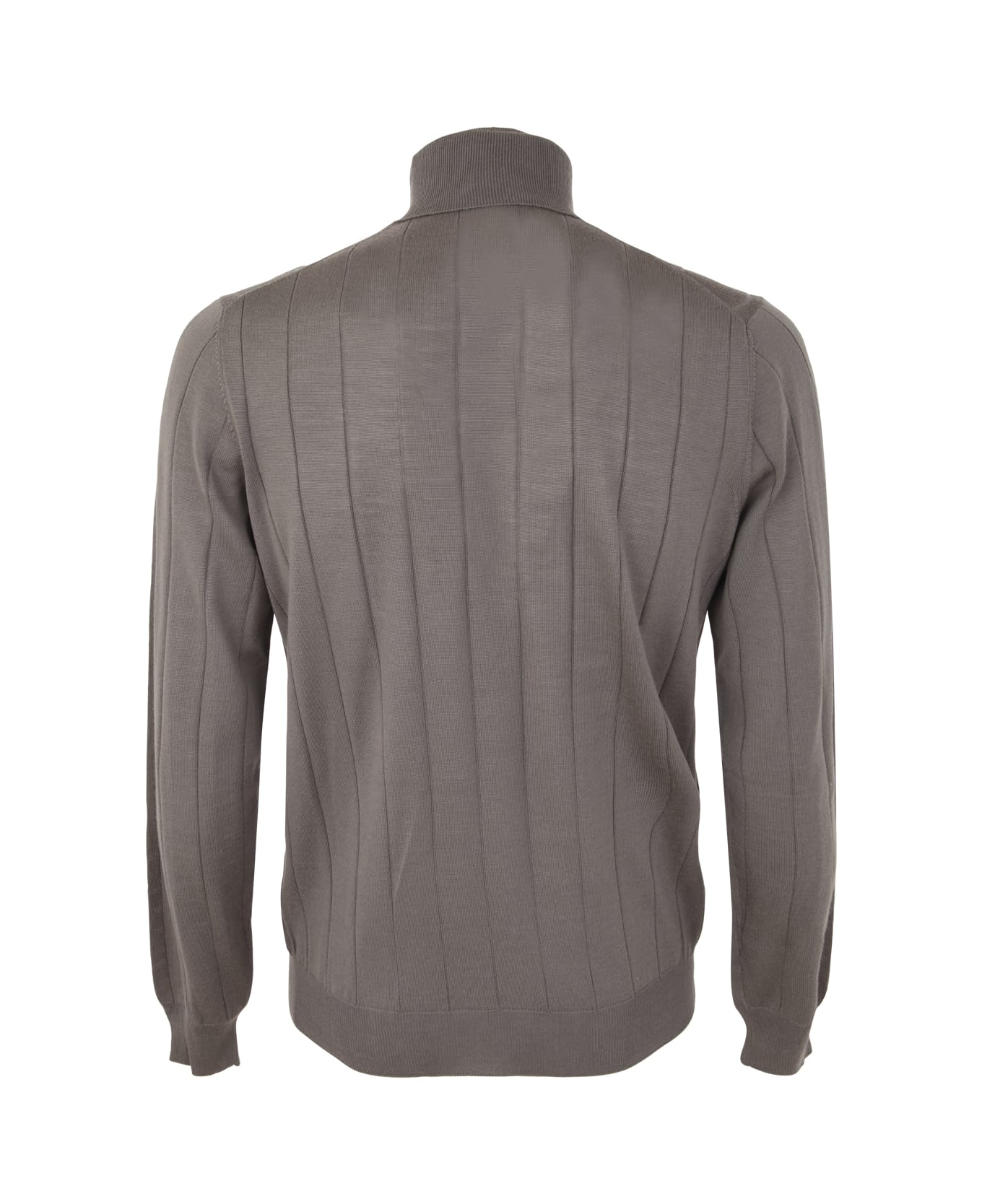 Filippo De Laurentiis Royal Merino Long Sleeves Turtle Neck Sweater - Steel