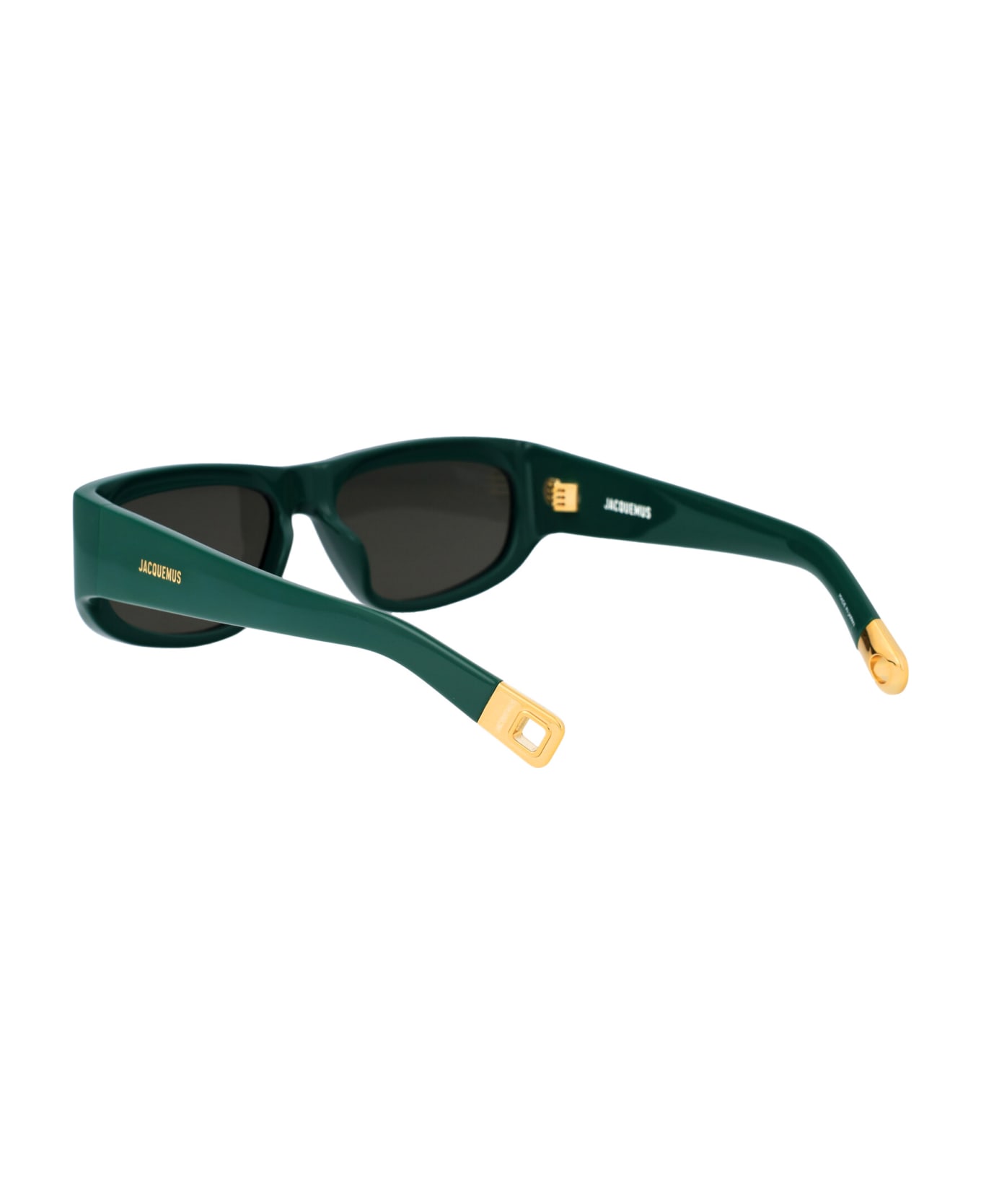 Jacquemus Pilota Sunglasses - 03 GREEN/ YELLOW GOLD/ GREY サングラス