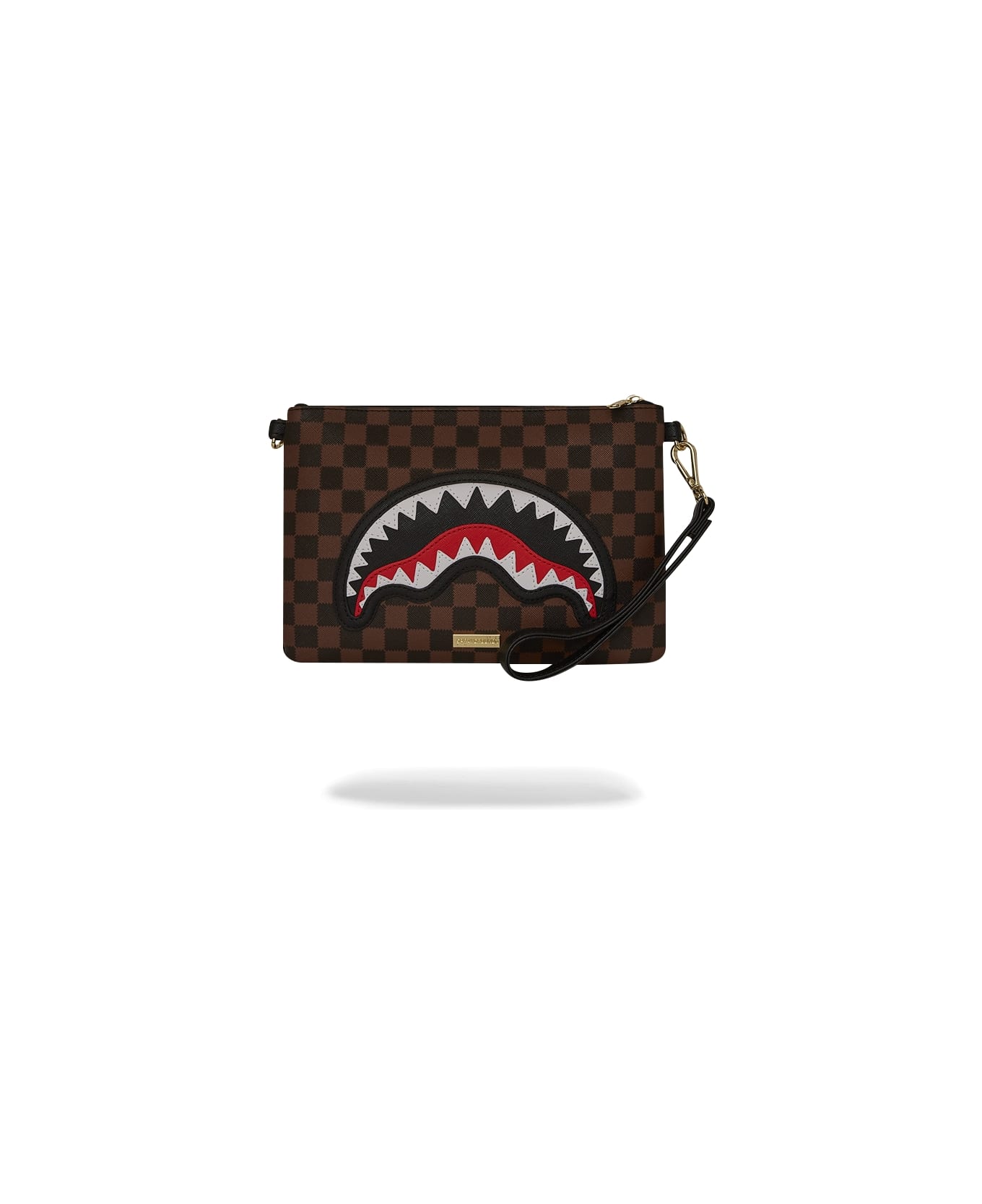 Sprayground Sawtooth Sharks In Paris Crossover Clutch - Black