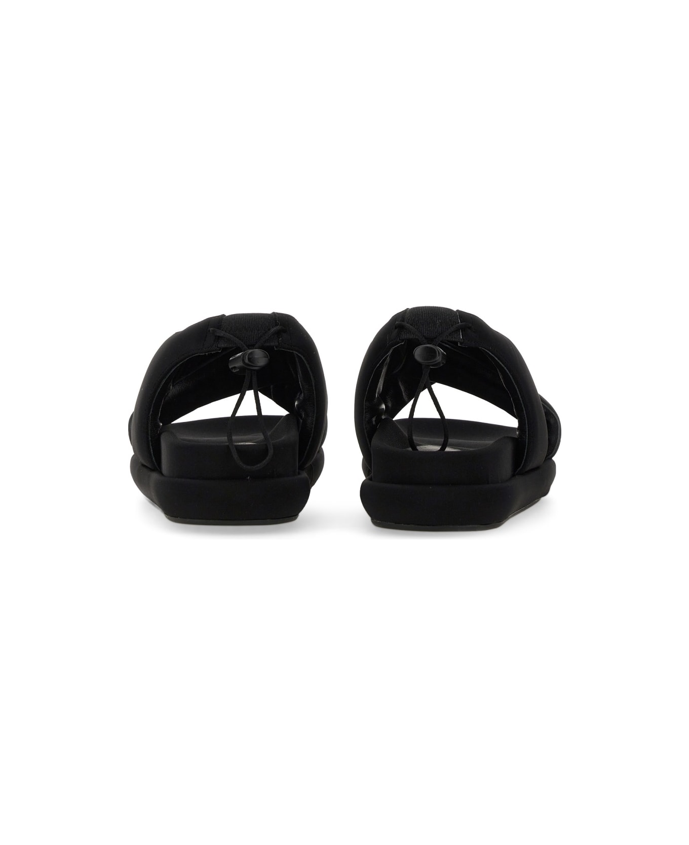 GIA BORGHINI Chunky Sandal. - BLACK