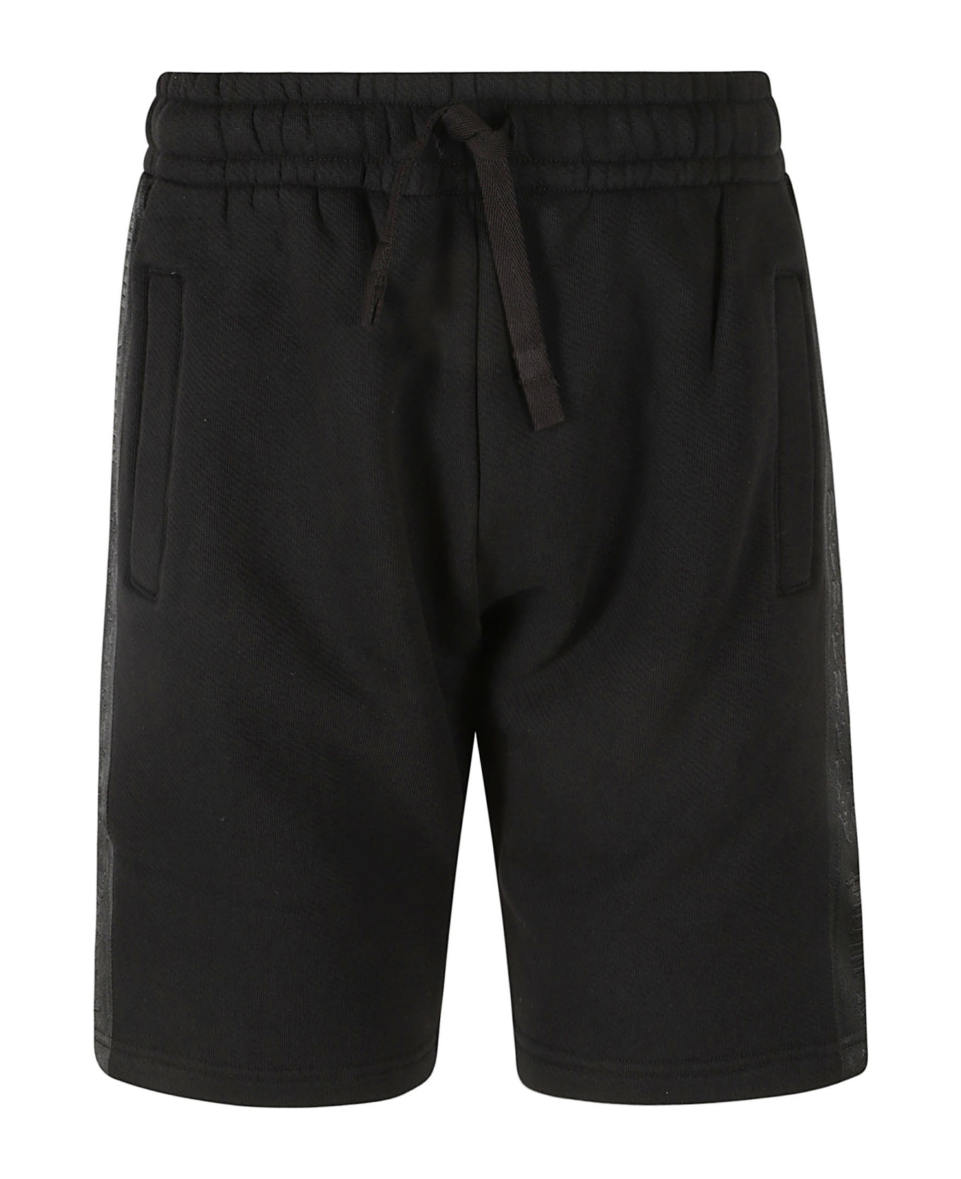 Palm Angels Logo Tape Sweat Shorts - Black ショートパンツ