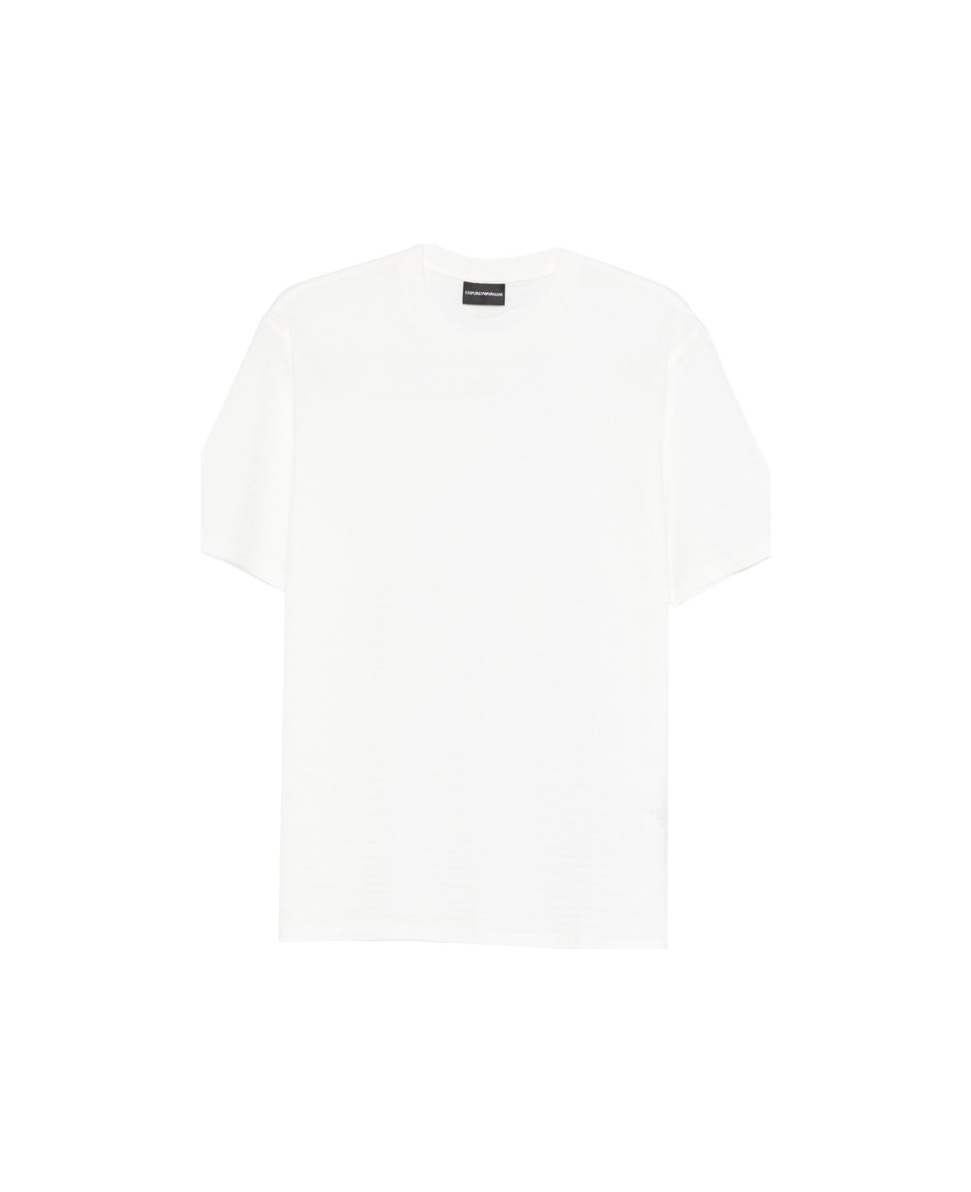Emporio Armani Logo Cotton T-shirt - White