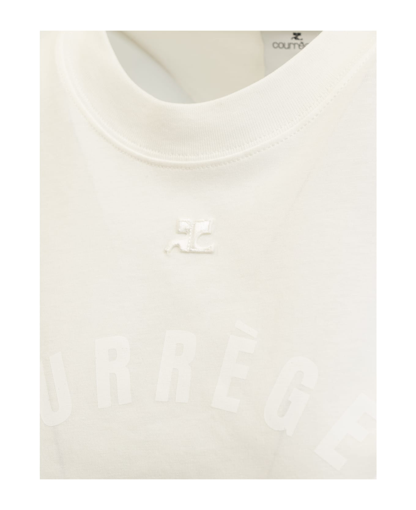 Courrèges Courreges T-shirt - HERITAGE WHITE Tシャツ