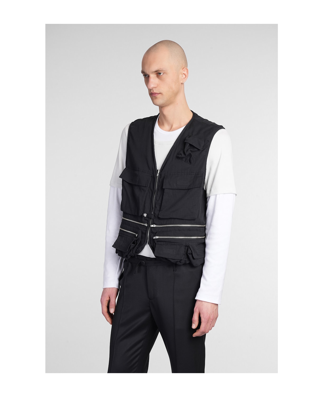 Magliano Vest In Black Cotton - black