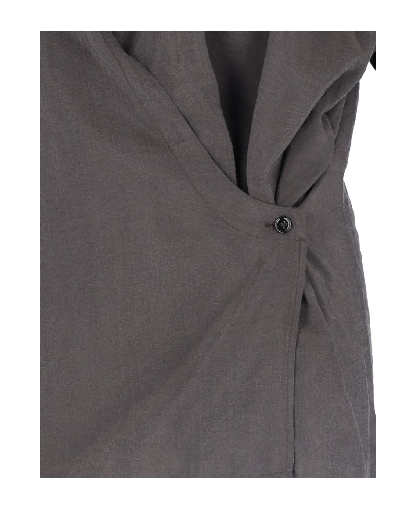 Lemaire Draped Shirt 
twisted
 - brown
