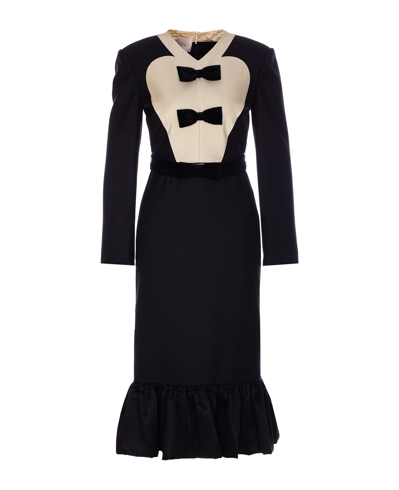 Valentino Garavani Solid Dress - Black