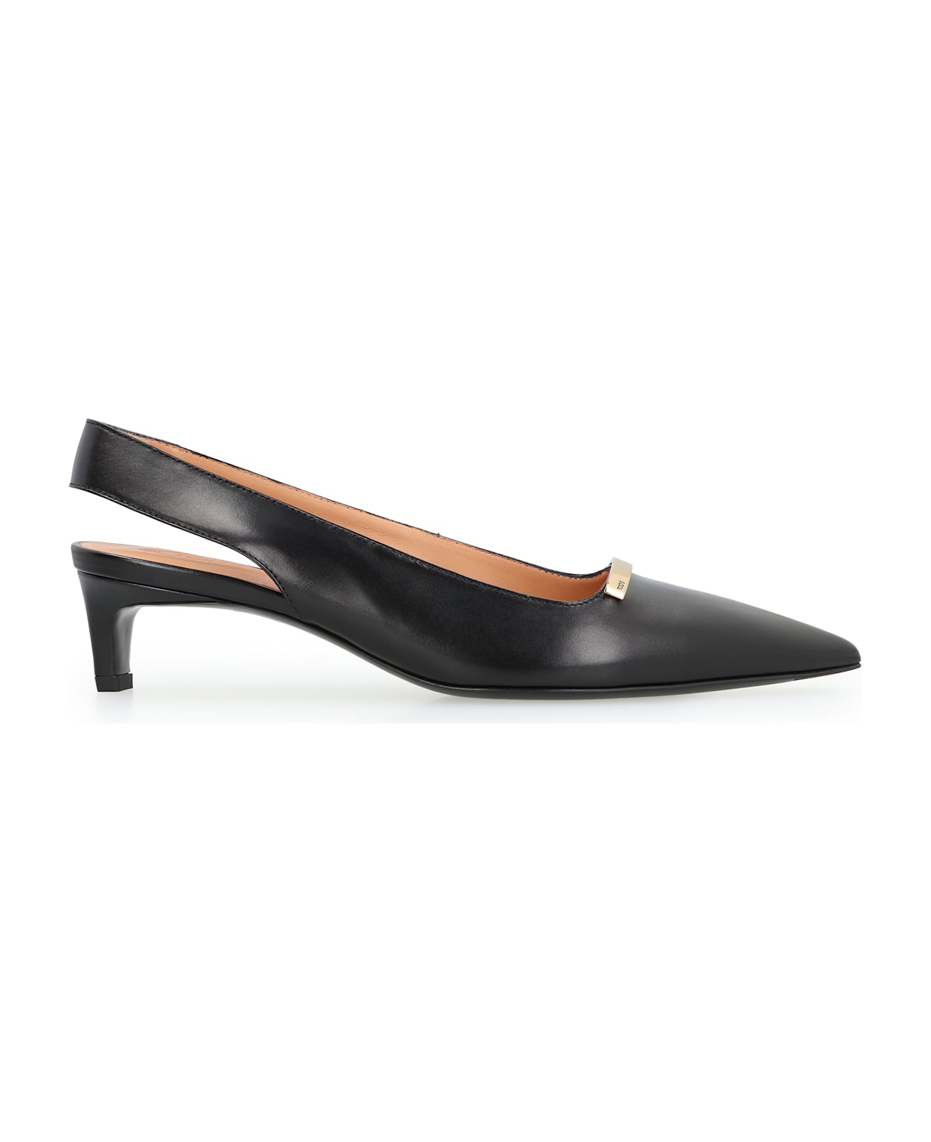 Tod's Leather Slingback Pumps - black