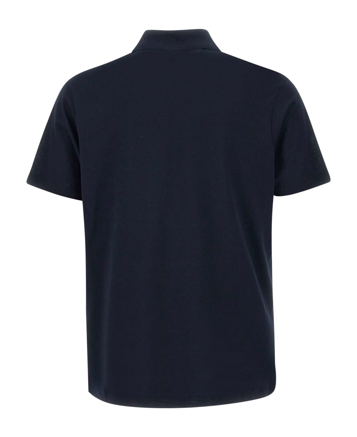 Paul&Shark Cotton Polo Shirt - BLUE