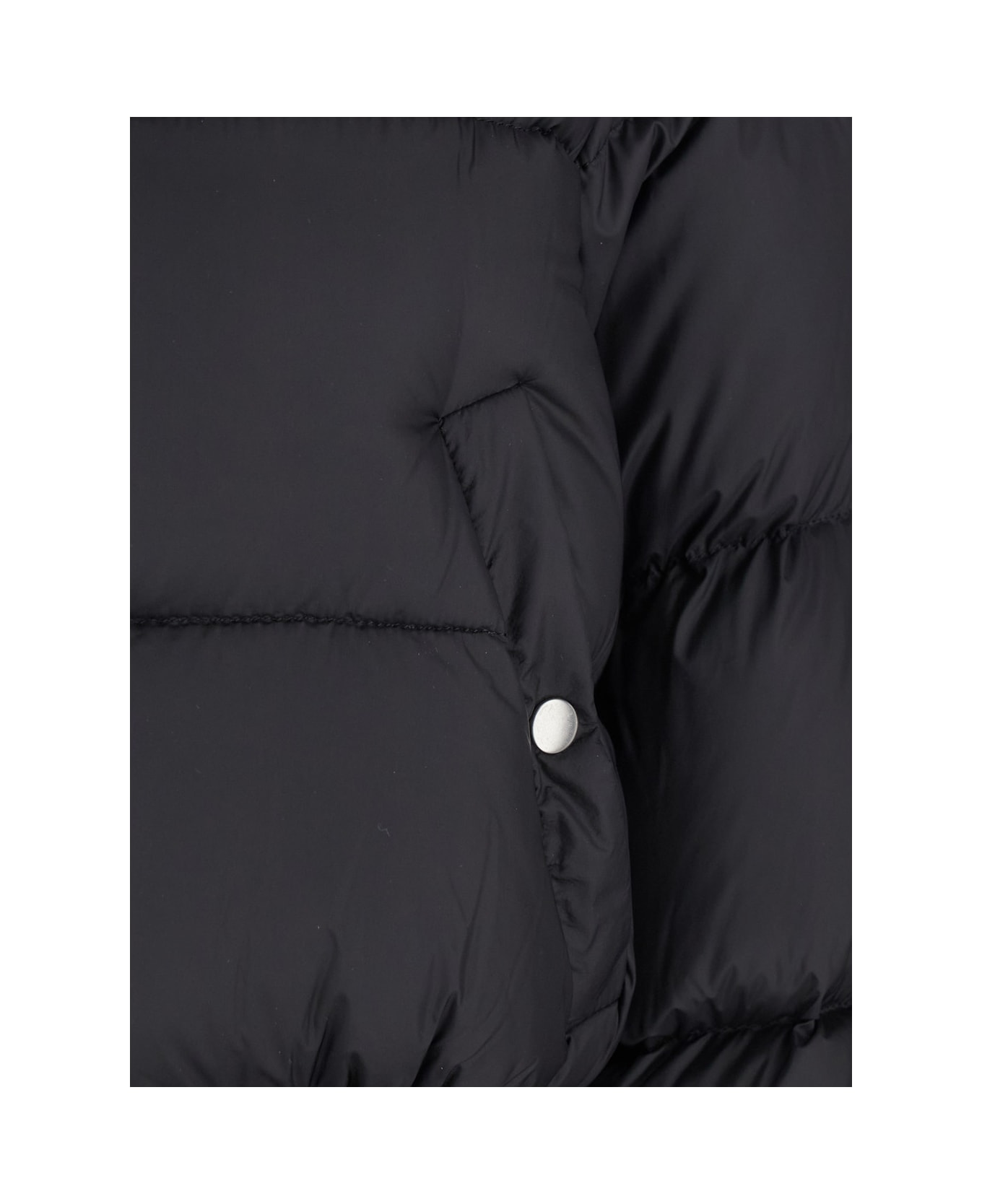 Rick Owens Black Down Jacket - Black