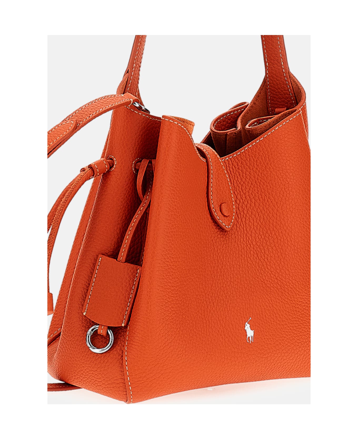 Polo Ralph Lauren Crossbody Bucket Bag - Orange