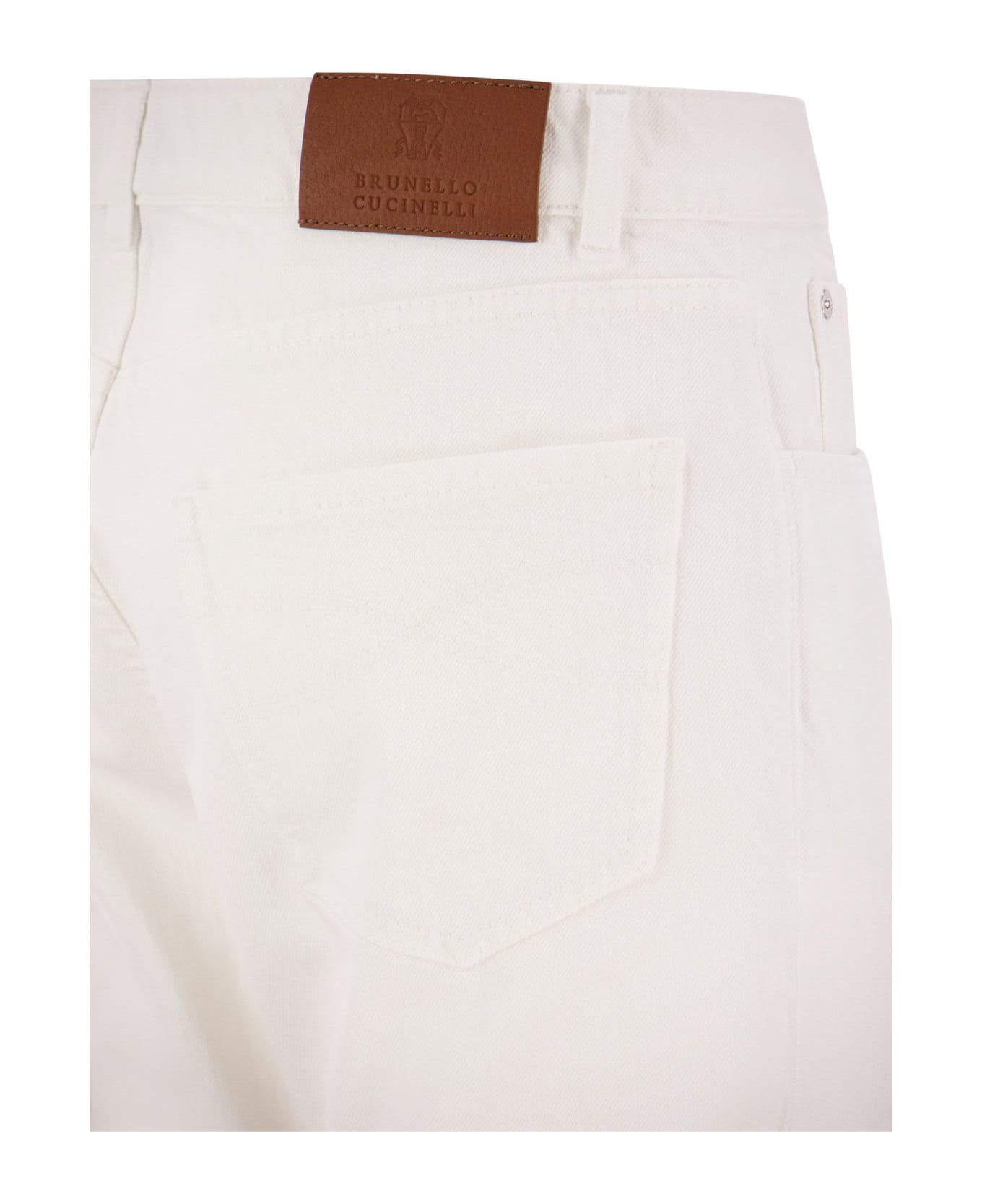 Brunello Cucinelli Five-pocket Trousers - Neve ボトムス