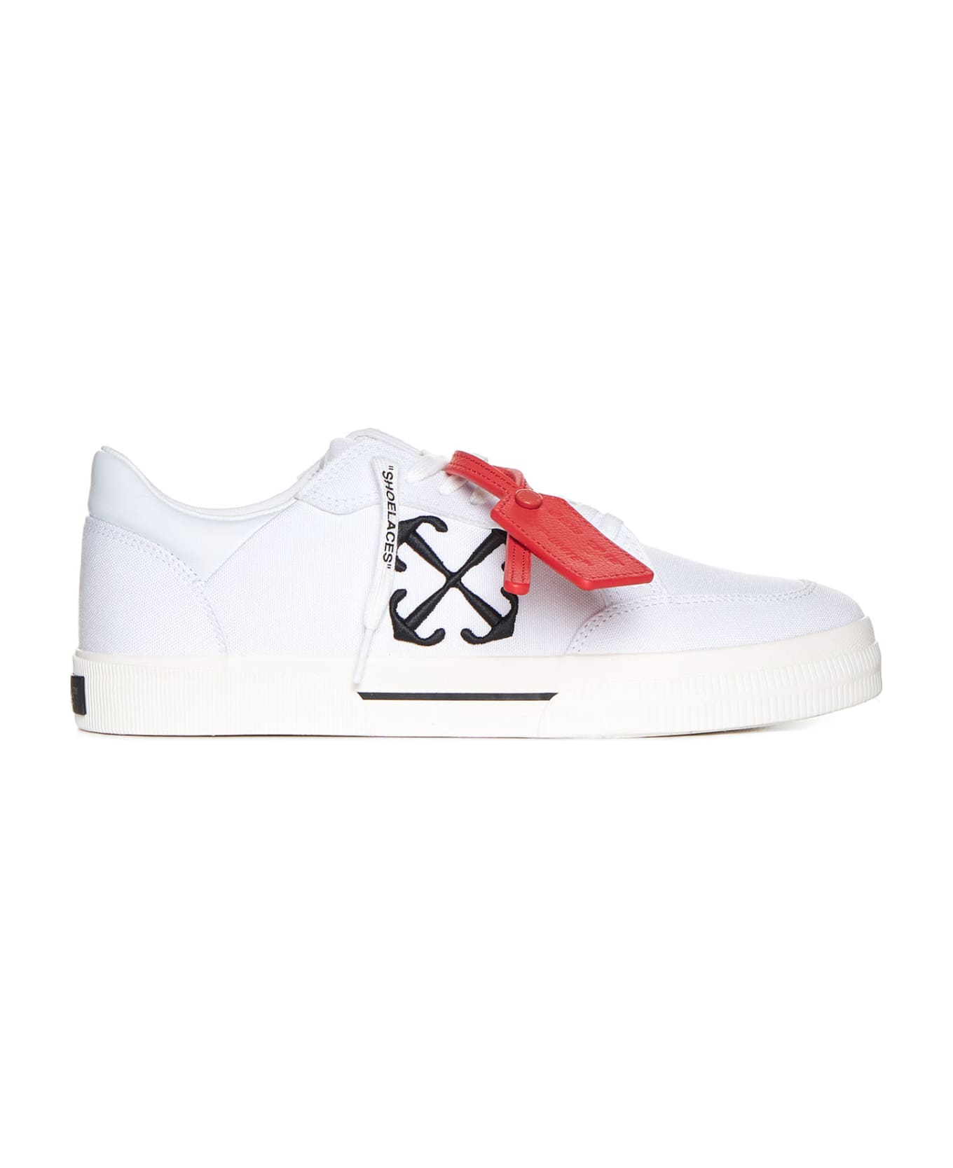 Off-White New Low Vulcanized Canvas Sneakers - White スニーカー